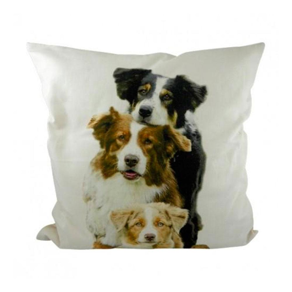 Mars & More Kissen 3 Border Collies 50x50 cm Mars & More Kissen 3 Border Collies 50x50 cm
