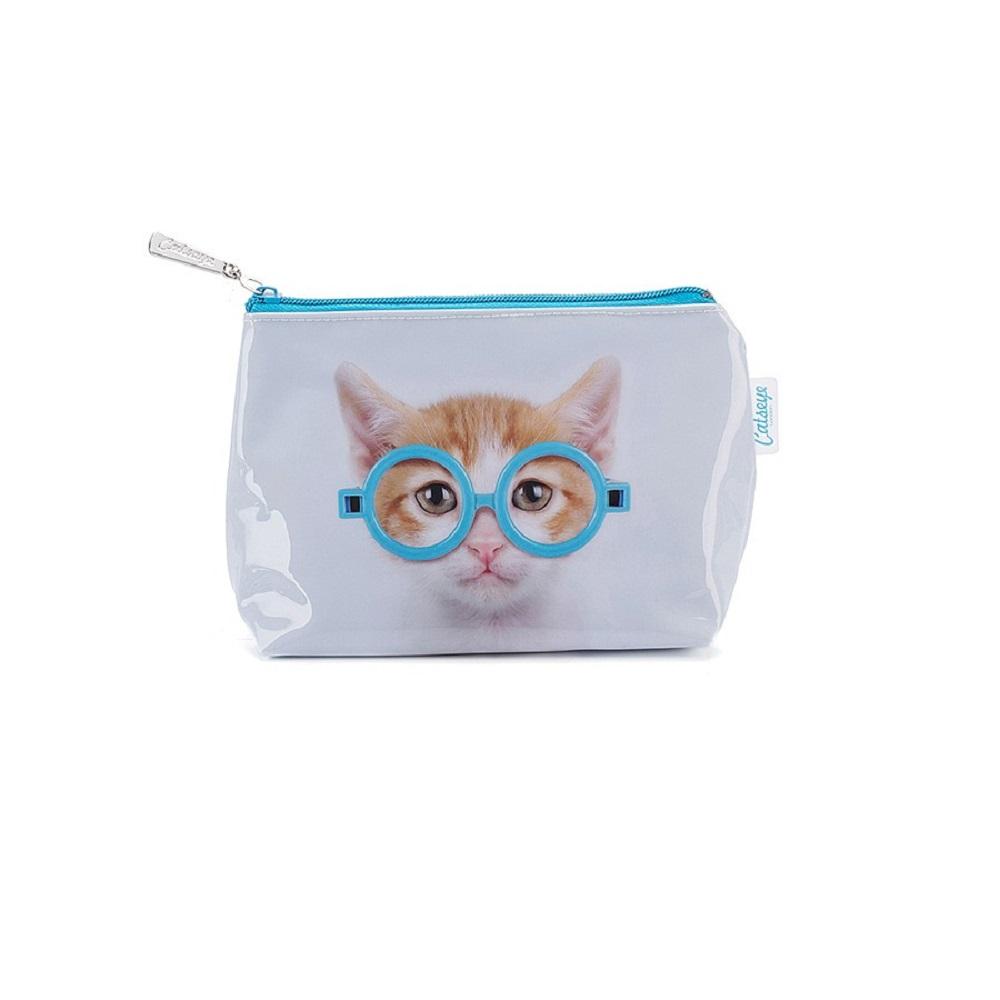 Catseye London Kosmetiktasche Glasses Cat, Katze GC6BS