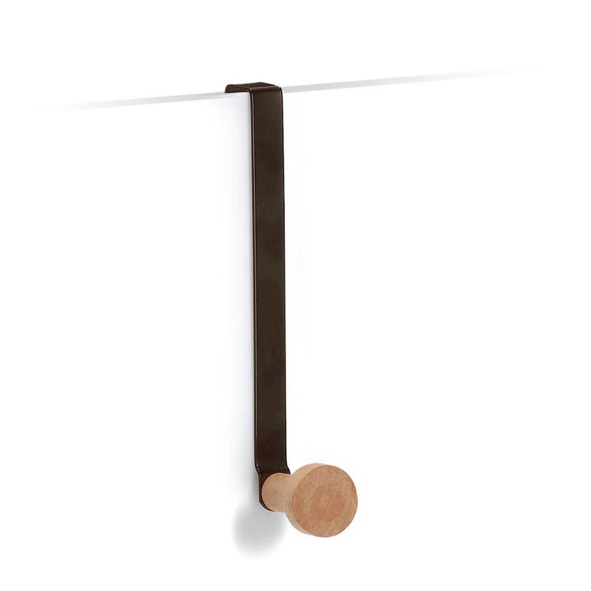 Zeller Türhänger-Set 2-telig Metall Holz schwarz 13835