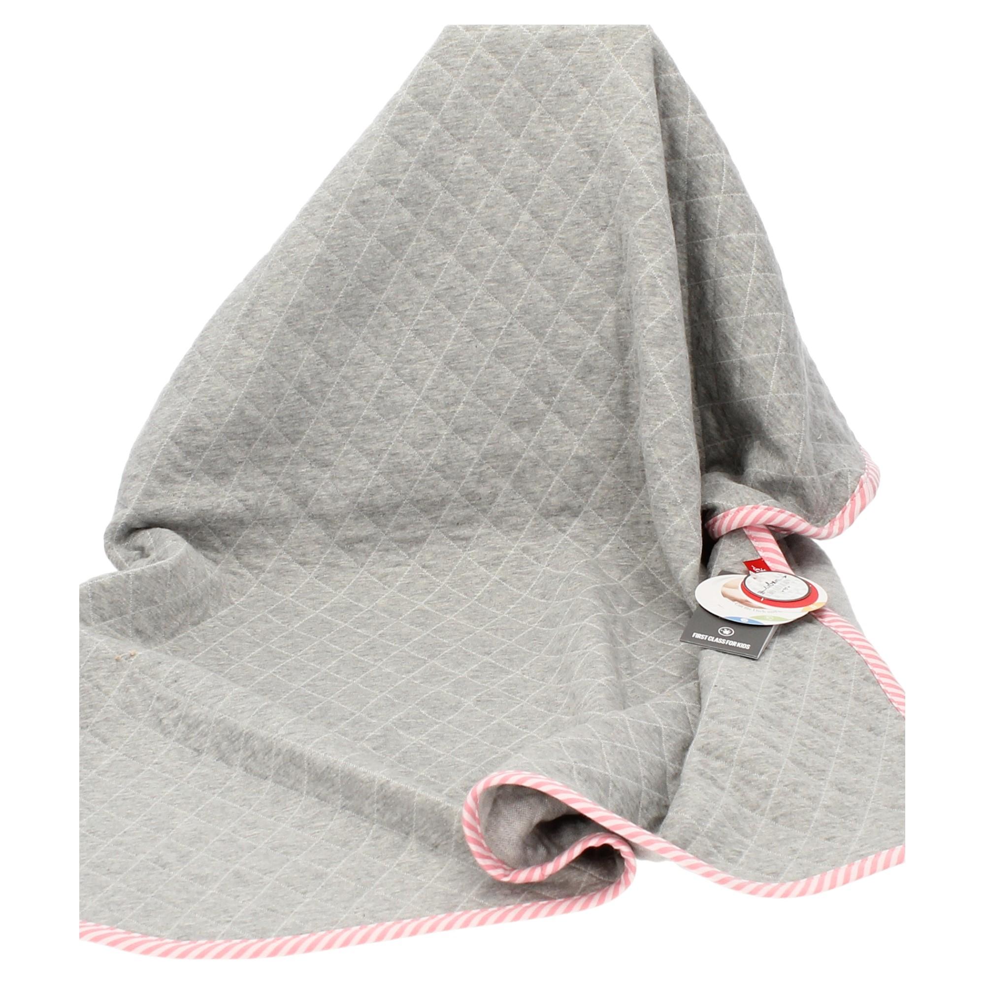 sigikid Babydecke Urban Baby Edition grau/rosa