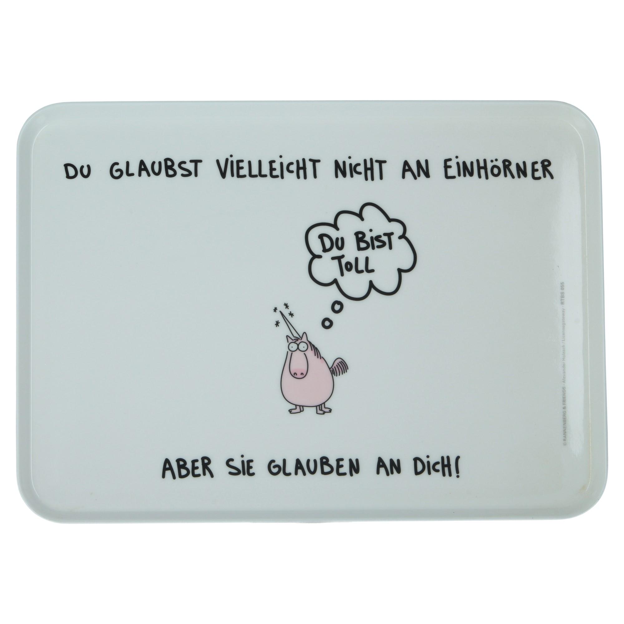 Rannenberg & Friends Tablett small Du bist toll