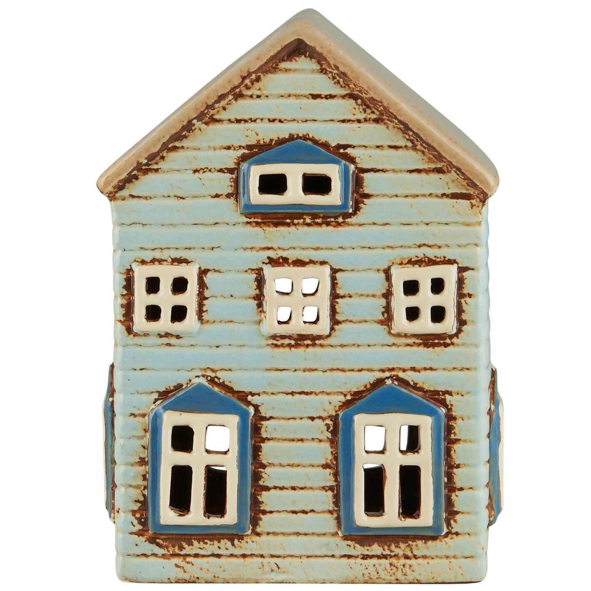 IB Laursen Lichthaus Thorshavn braune Tür Seite Teelichthalter IB Laursen Lichthaus Thorshavn braune Tür Seite Teelichthalter