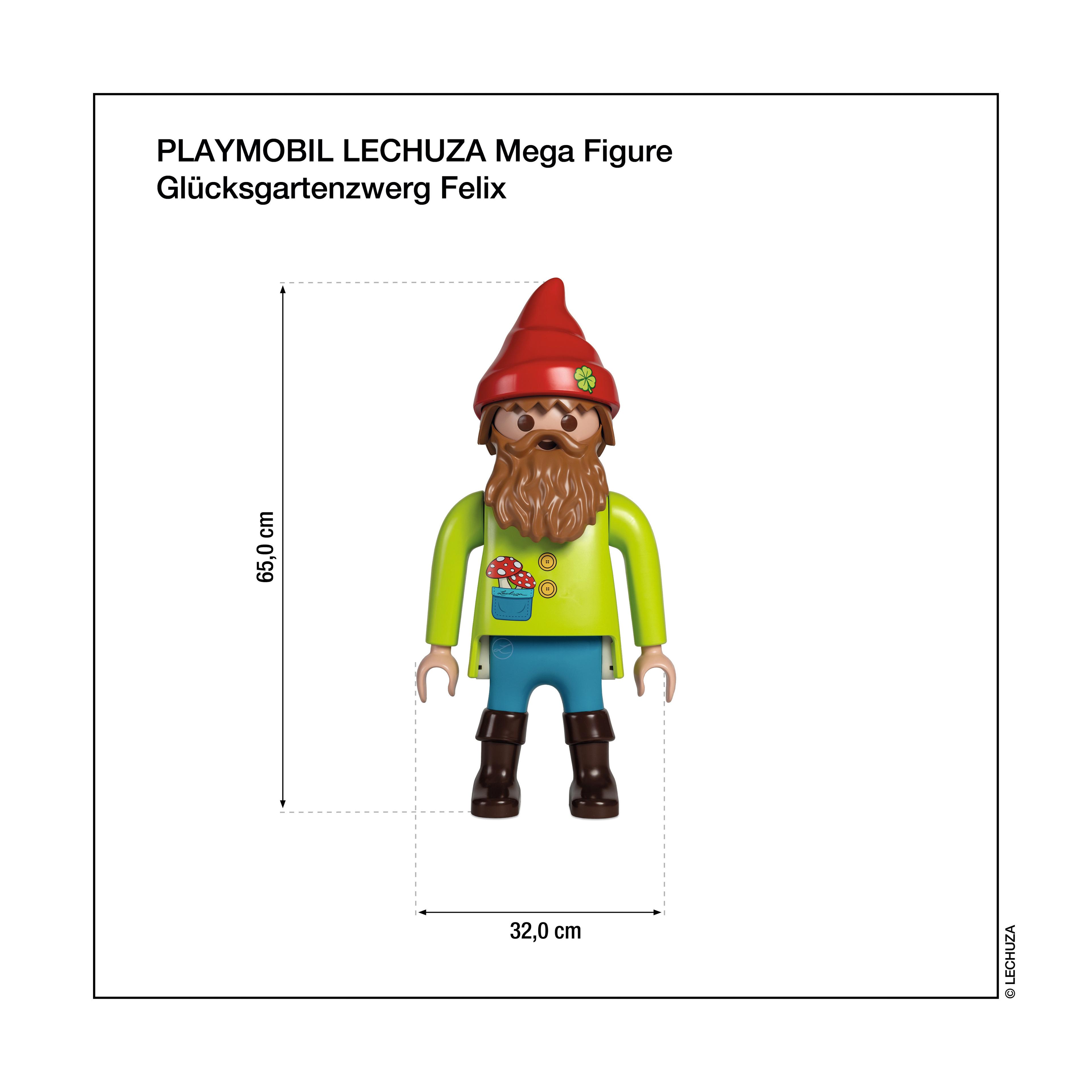 Playmobil Lechuza Mega Figure Gartenzwerg Felix Kunststofffigur 19081 Playmobil Lechuza Mega Figure Gartenzwerg Felix Kunststofffigur 19081