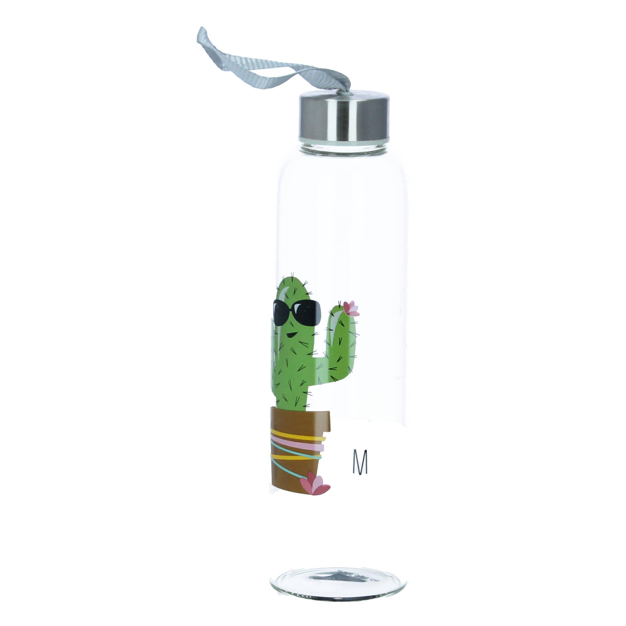 PPD Trinkflasche Glasflasche Hug Me Kaktus 500 ml PPD Trinkflasche Glasflasche Hug Me Kaktus 500 ml
