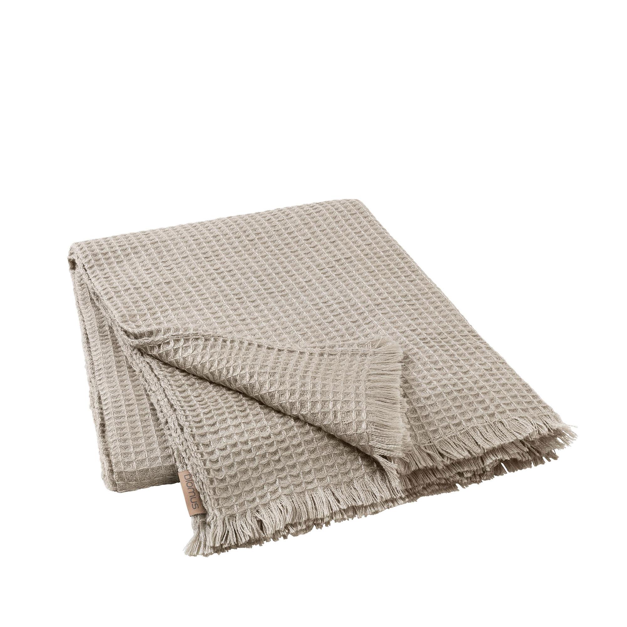 blomus Tola Decke 130x180cm Wolle Waffelstruktur mourning Dove silber grau blomus Tola Decke 130x180cm Wolle Waffelstruktur mourning Dove silber grau