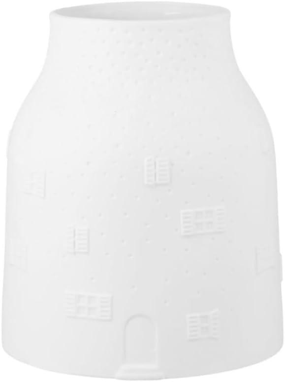 räder Vase Winterhaus klein Porzellan weiß 0092727