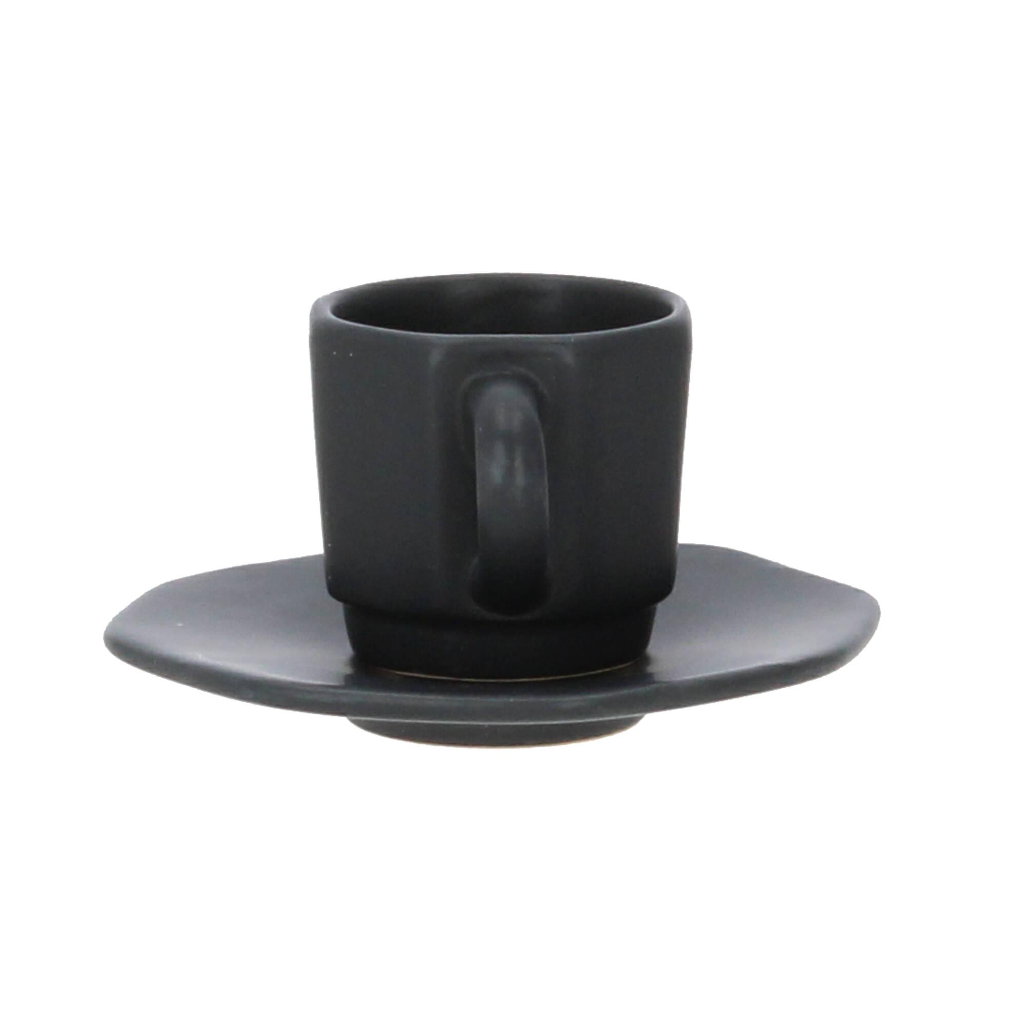 Bialetti Espressotassen-Set schwarz 4-tlg. Bialetti Espressotassen-Set schwarz 4-tlg.