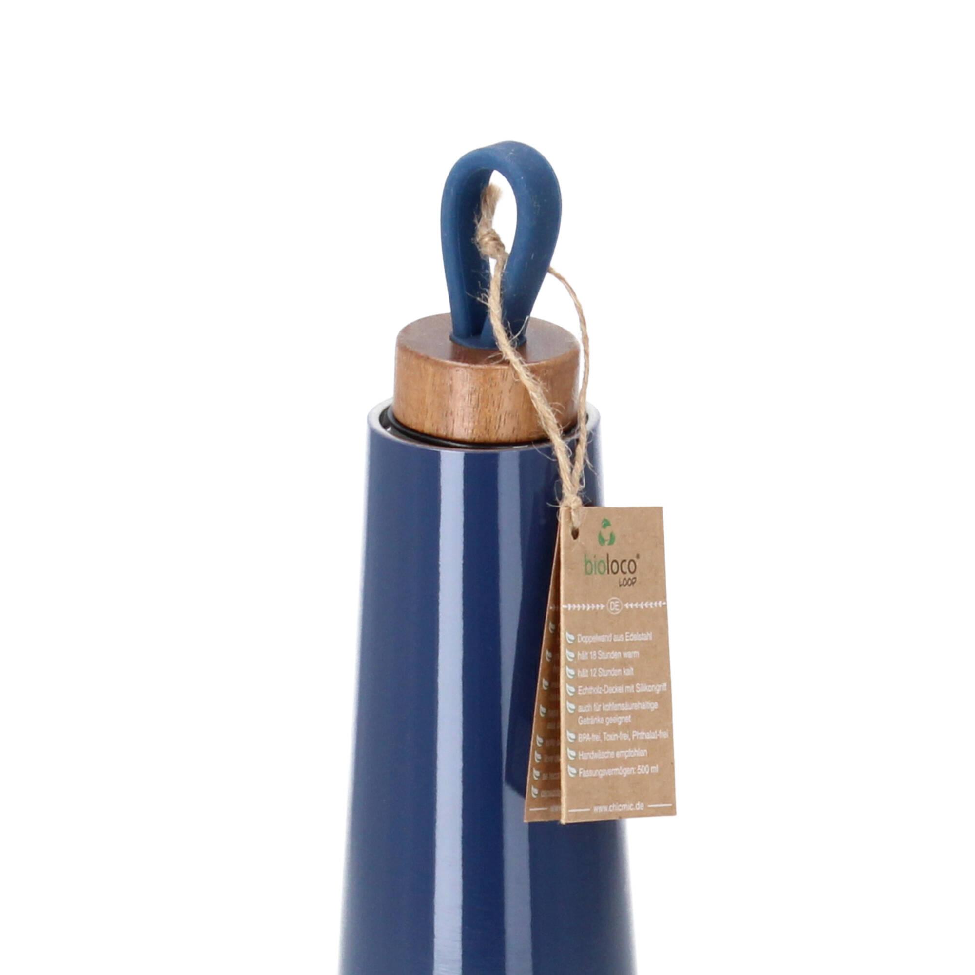 chic.mic bioloco loop Isolierflasche Thermosflasche midnight sky