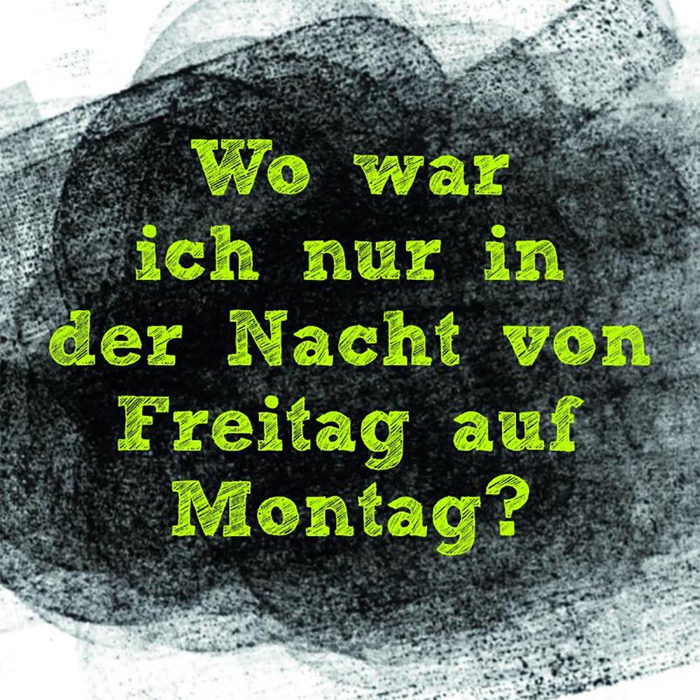 Sticky Jam Kühlschrankmagnet, Wo war ich nur...Nacht, 10011466