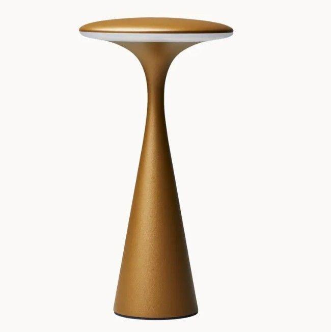 chic.mic Tischlampe Ufo Table lamp brushed gold UTL108