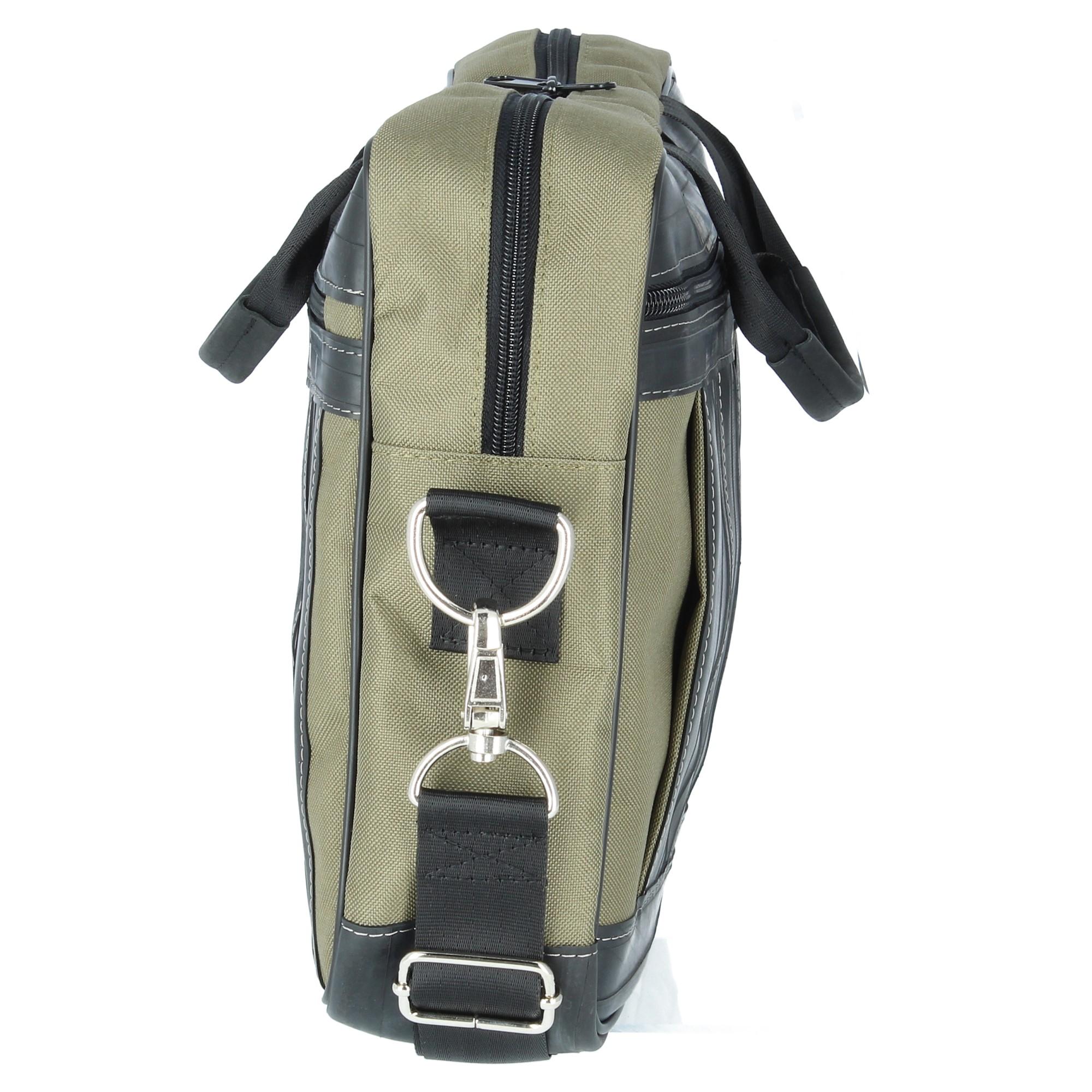 Stef Fauser Laptoptasche Filinger 40x30x9 cm oliv