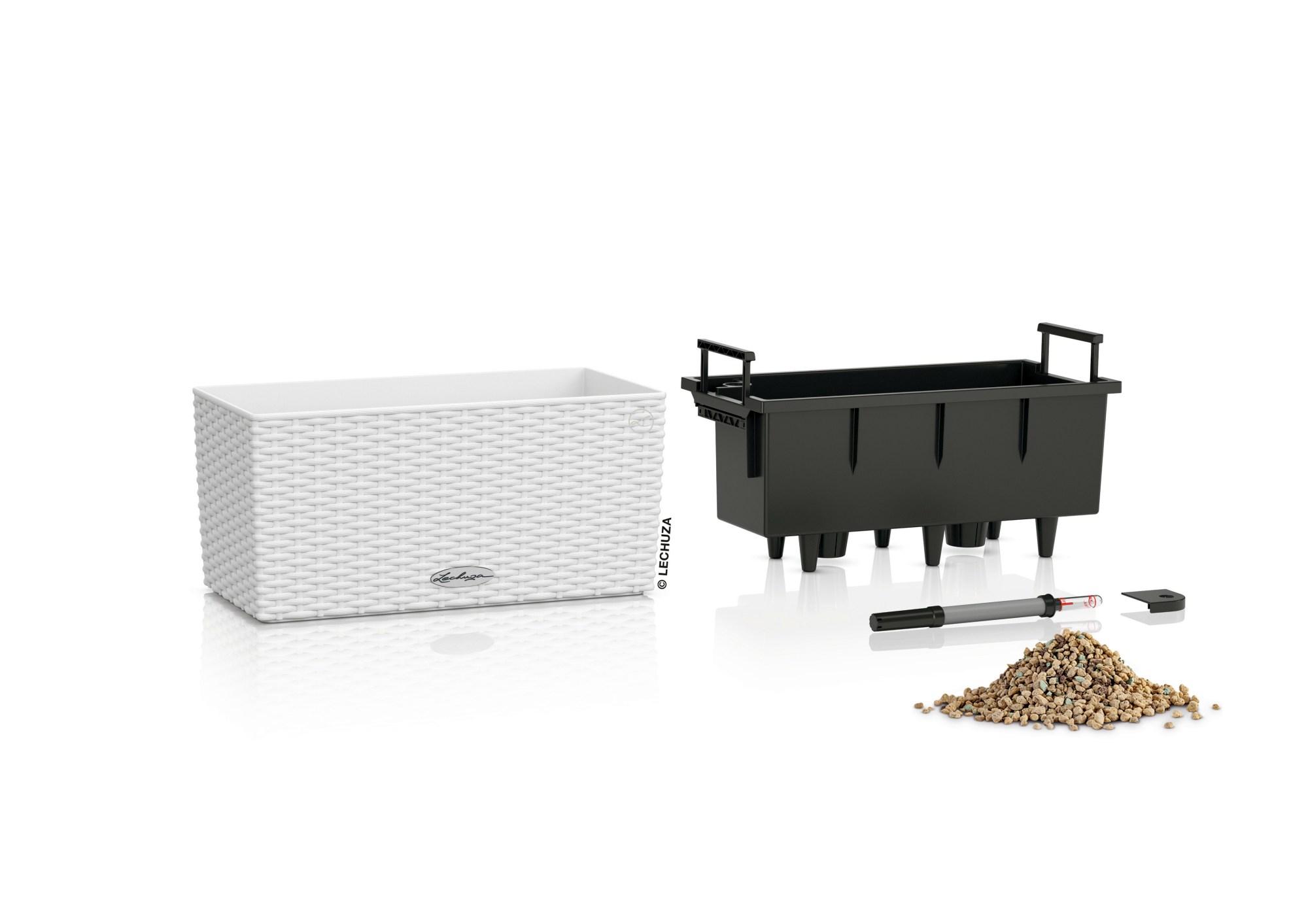 Lechuza Blumenkasten Balconera Cottage 40 Weiß 15470