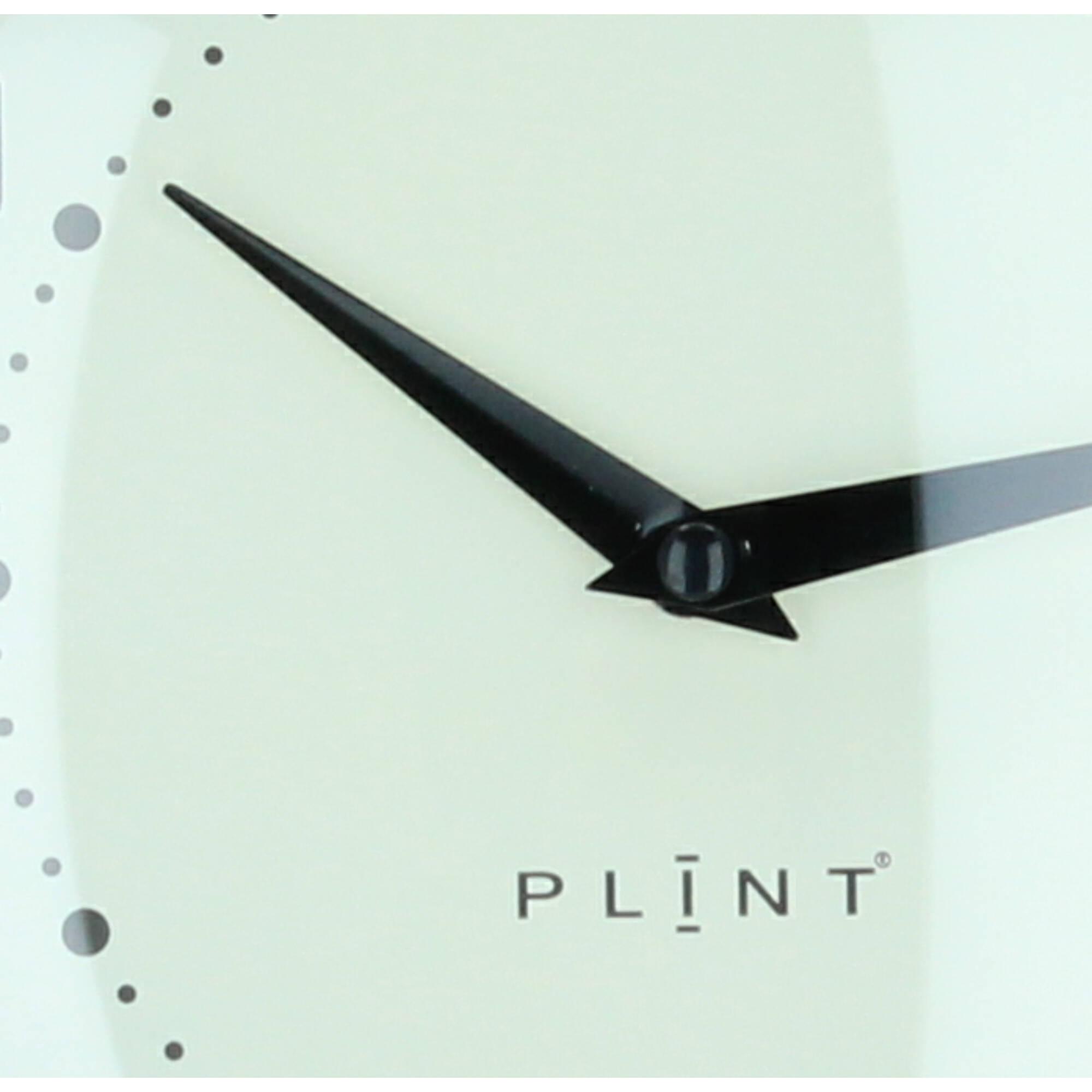 Plint Wanduhr Küchenuhr Retro weiß