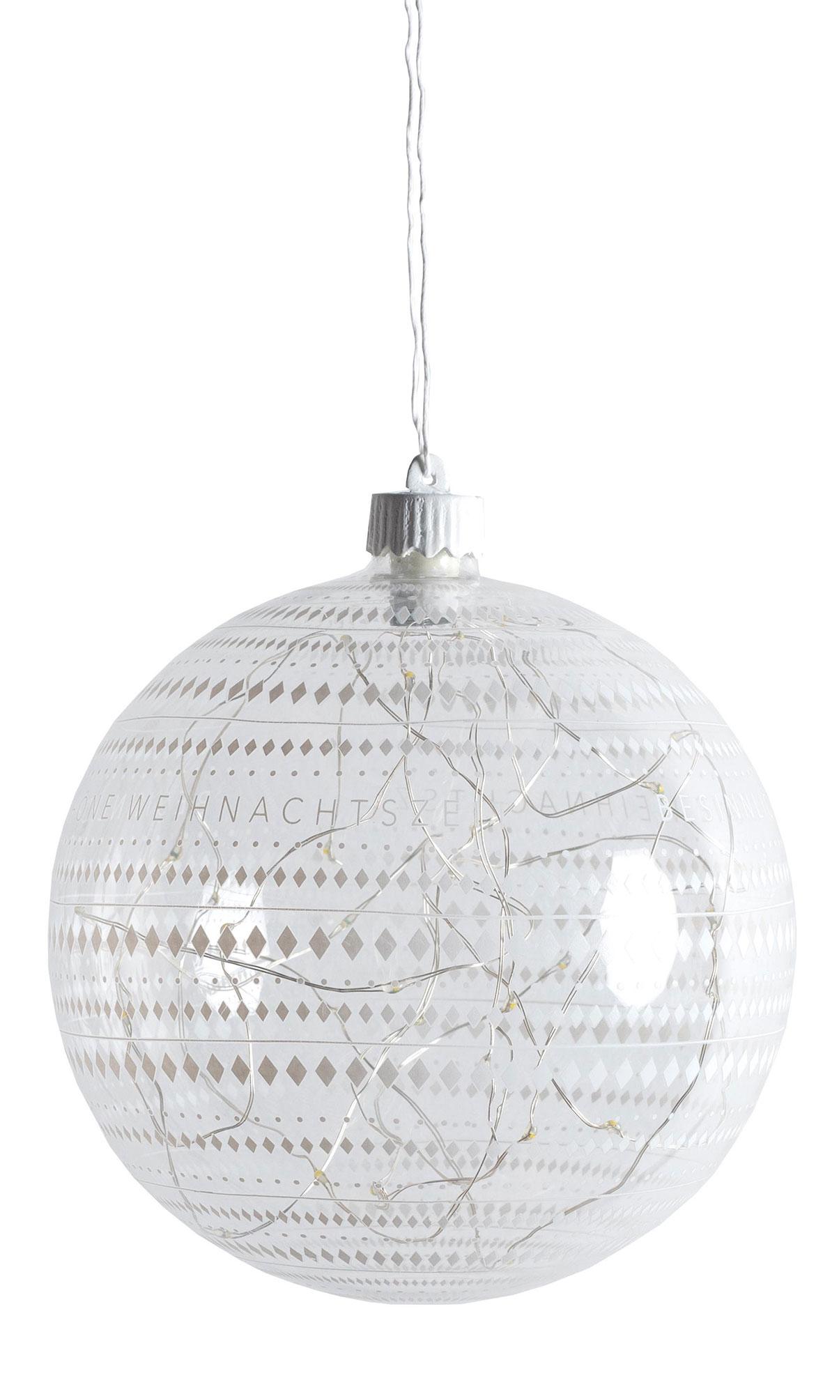 räder Wunderkugel LED Lichtkugel Rauten Christbaumkugel 15cm