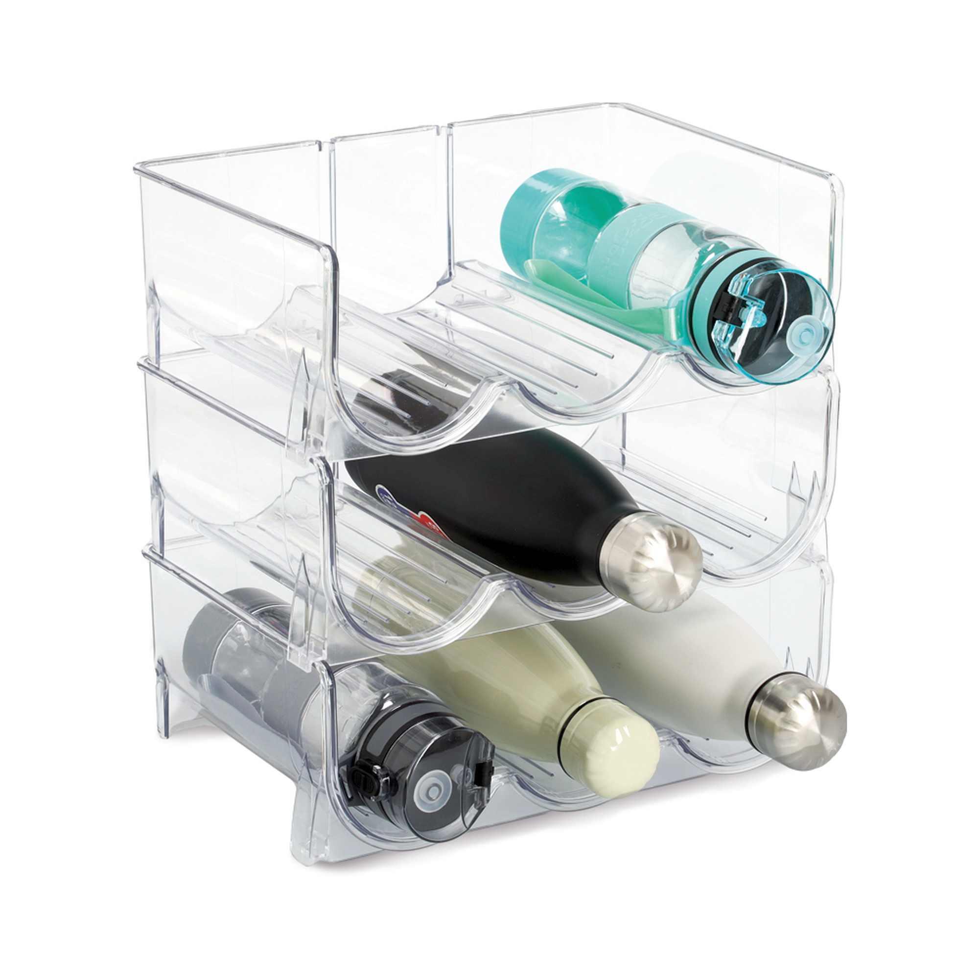 zeller Flaschenregal f 3 Flaschen Kunststoff transparent 14770 zeller Flaschenregal f 3 Flaschen Kunststoff transparent 14770