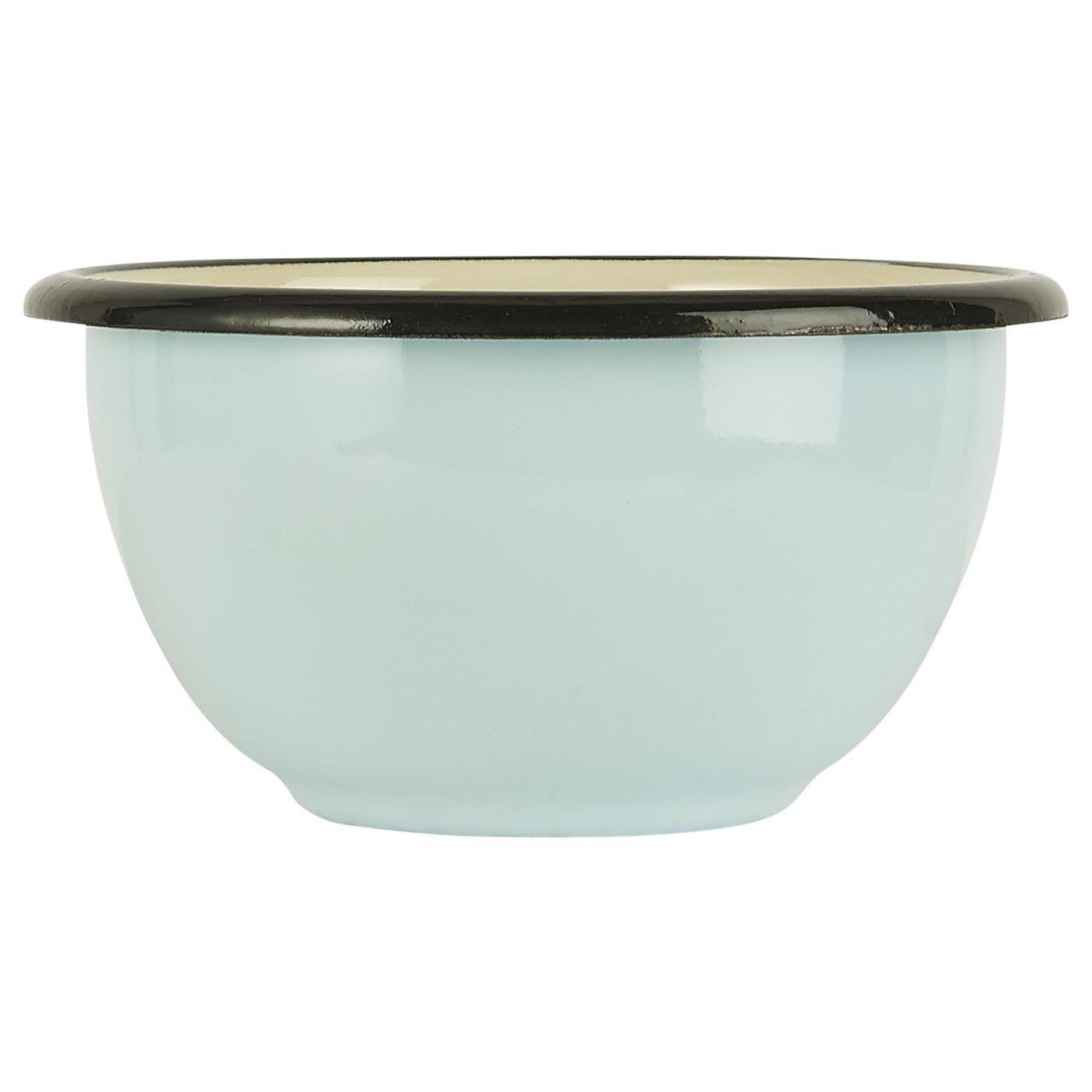 IB Laursen Schüssel 10cm Emaille Vintage hellblau 04996-26