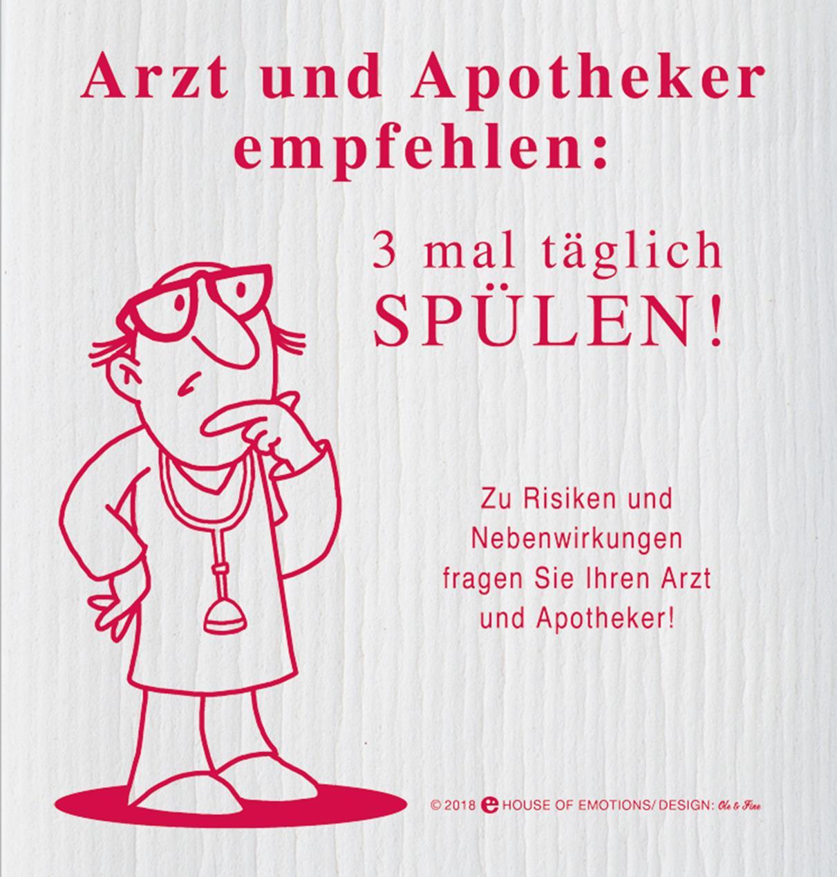 House of Emotions Spüllappen Apotheker 820183 House of Emotions Spüllappen Apotheker 820183