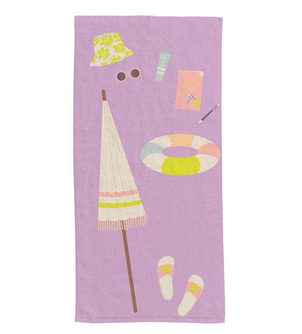 chic.mic Handtuch Cotton Beach Towel - Beach Day 90 x 180