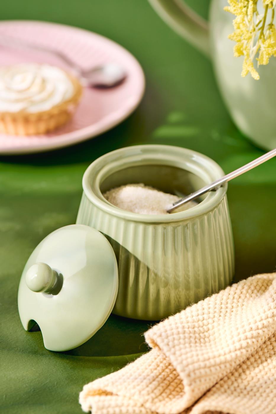 IB Laursen Zuckerdose Mynte Wasabi Steingut 2028-42 IB Laursen Zuckerdose Mynte Wasabi Steingut 2028-42