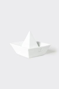 räder LED Schiff 12,5 x 8 x 7,5cm Porzellan weiß 0018050