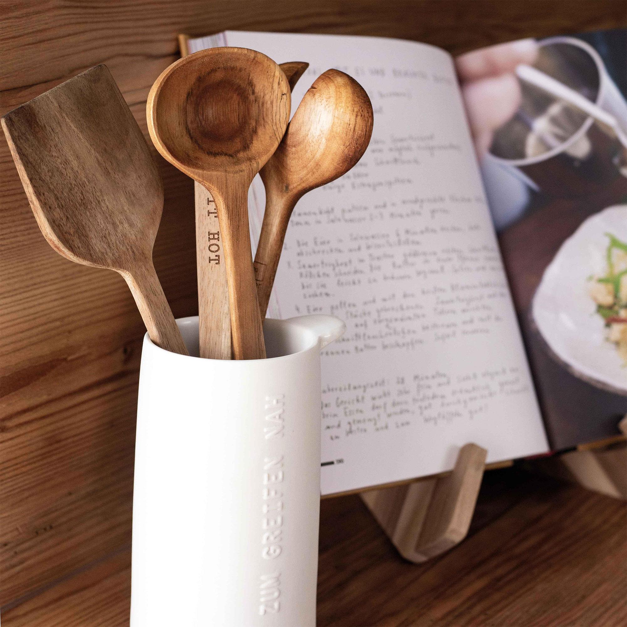 räder Salatbesteck mit Spruch Da haben wir den Salat Akazienholz 30 cm räder Salatbesteck mit Spruch Da haben wir den Salat Akazienholz 30 cm