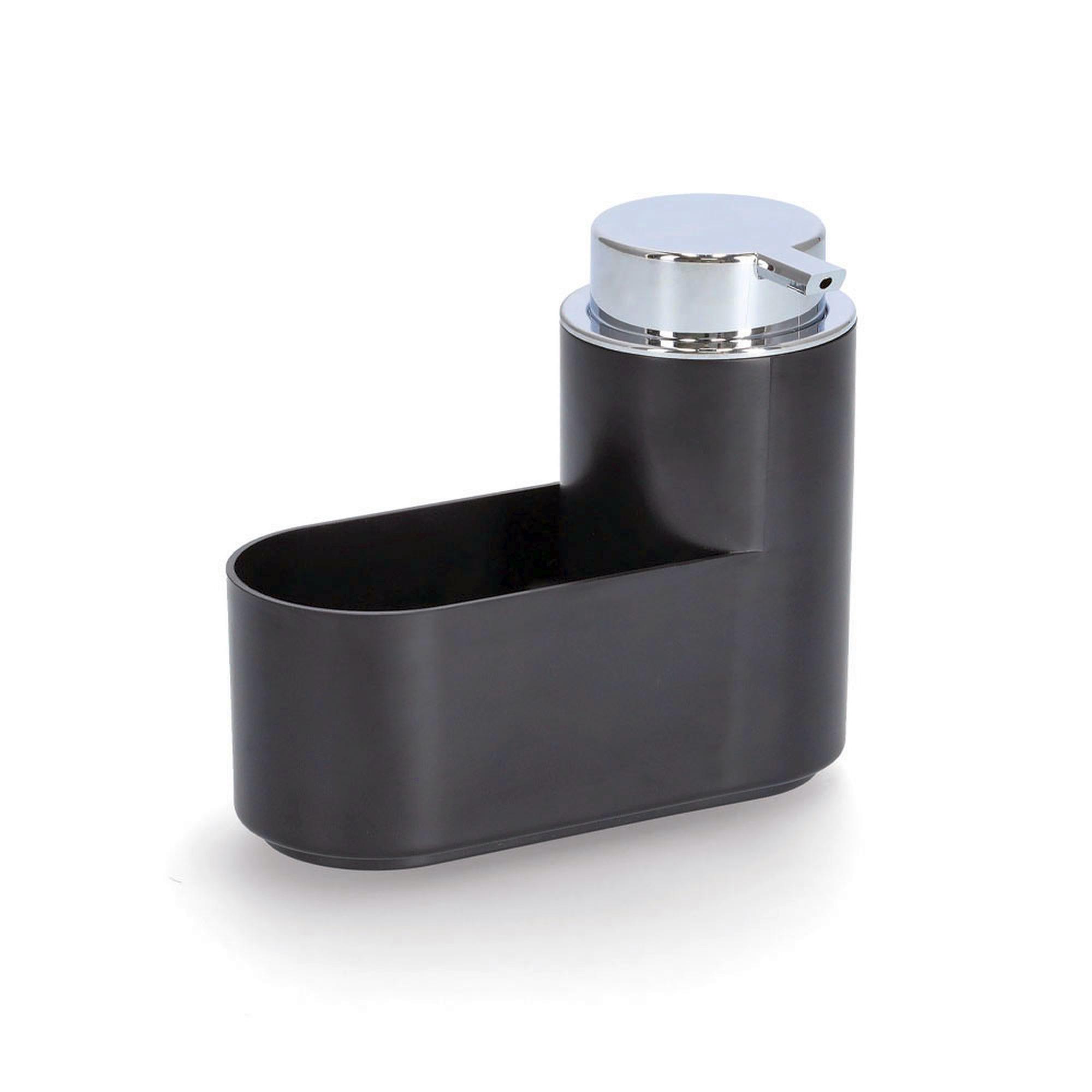 Zeller Seifenspender-Set 3-teilig Kunststoff schwarz 14752 Zeller Seifenspender-Set 3-teilig Kunststoff schwarz 14752