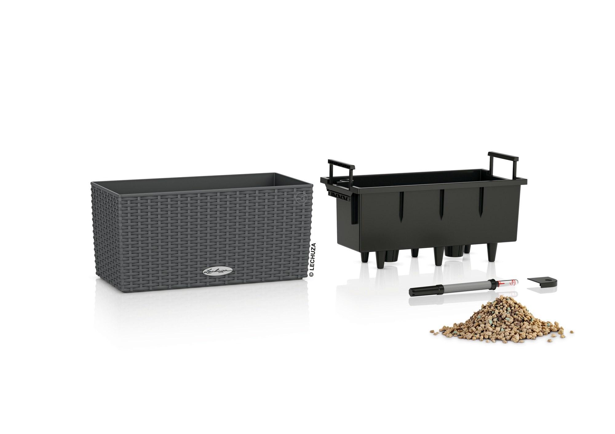 Lechuza Blumenkasten Balconera Cottage 40 Granit 15471