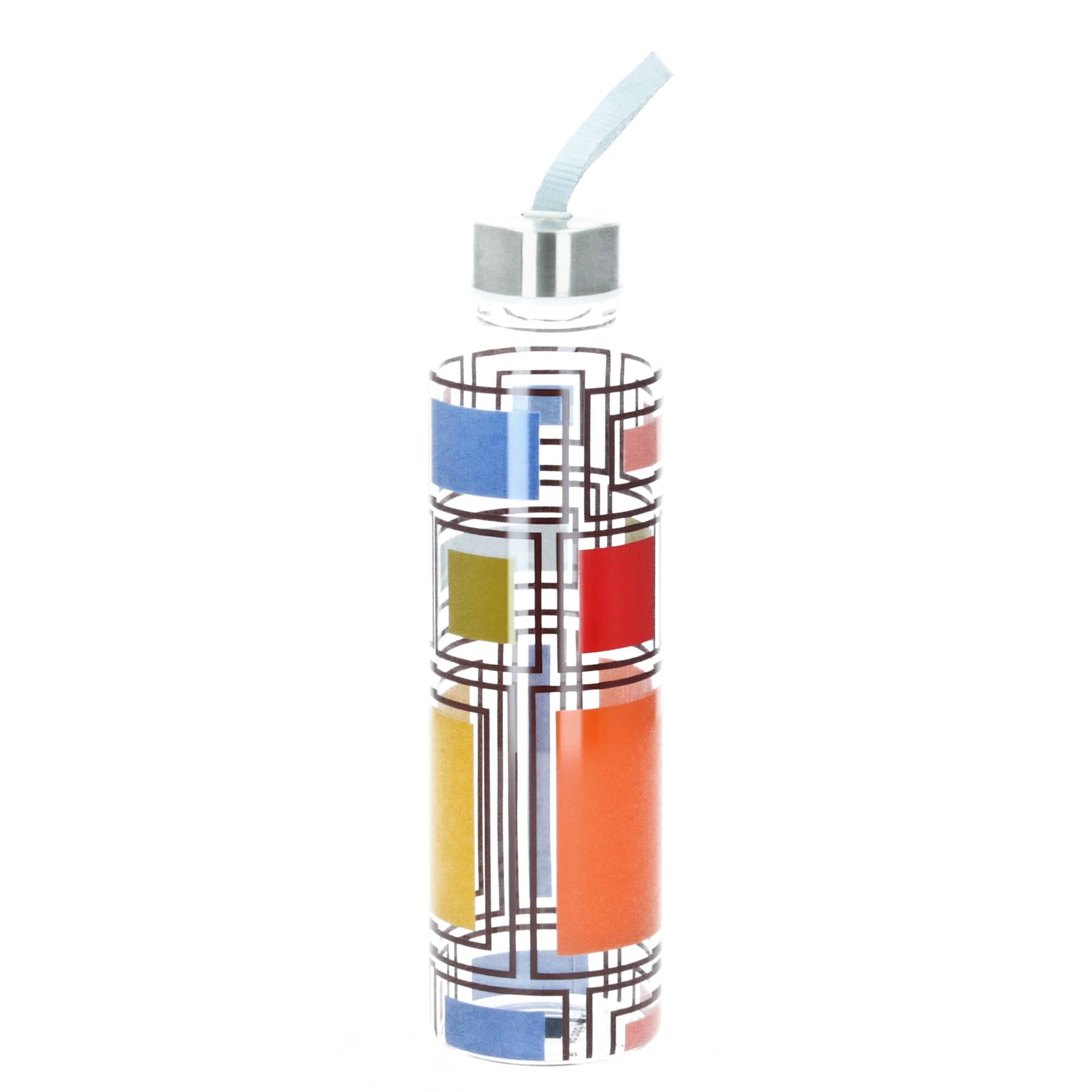 PPD Trinkflasche Glasflasche London 550 ml bunt PPD Trinkflasche Glasflasche London 550 ml bunt