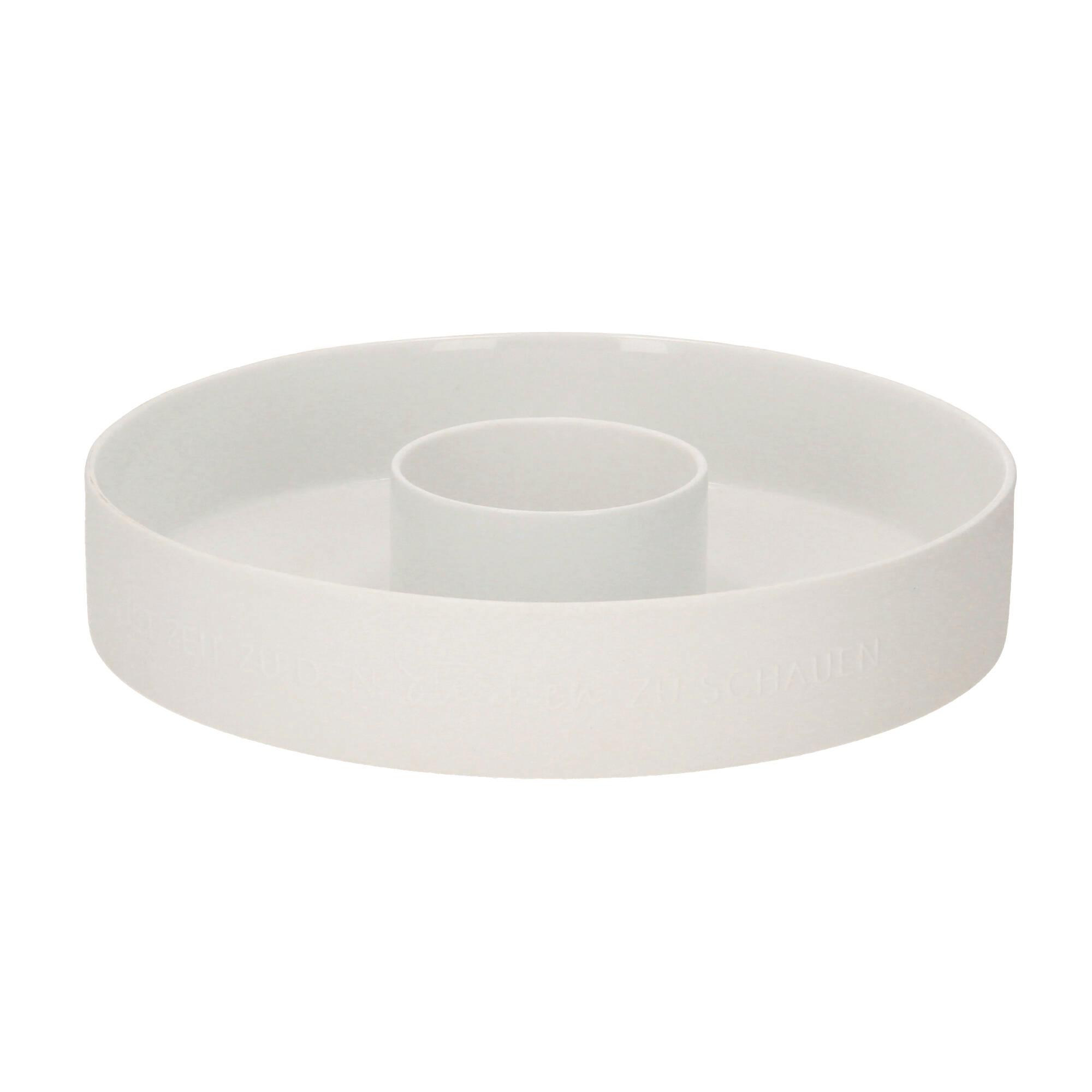 Räder Living Porzellankranz Nimm dir Zeit 32 cm weiß