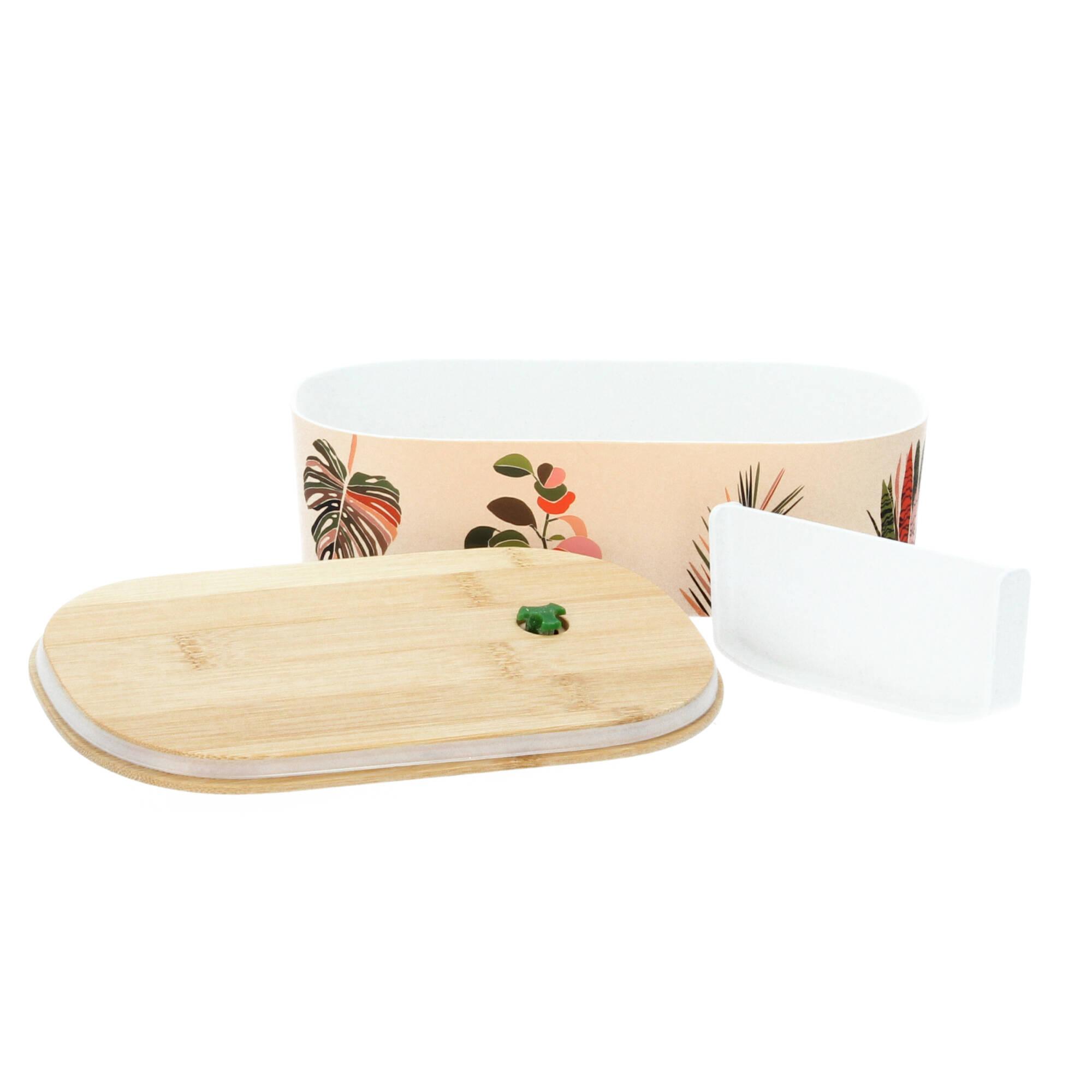 chic.mic Lunchbox bioloco plant oval colorful leaves BPLB108