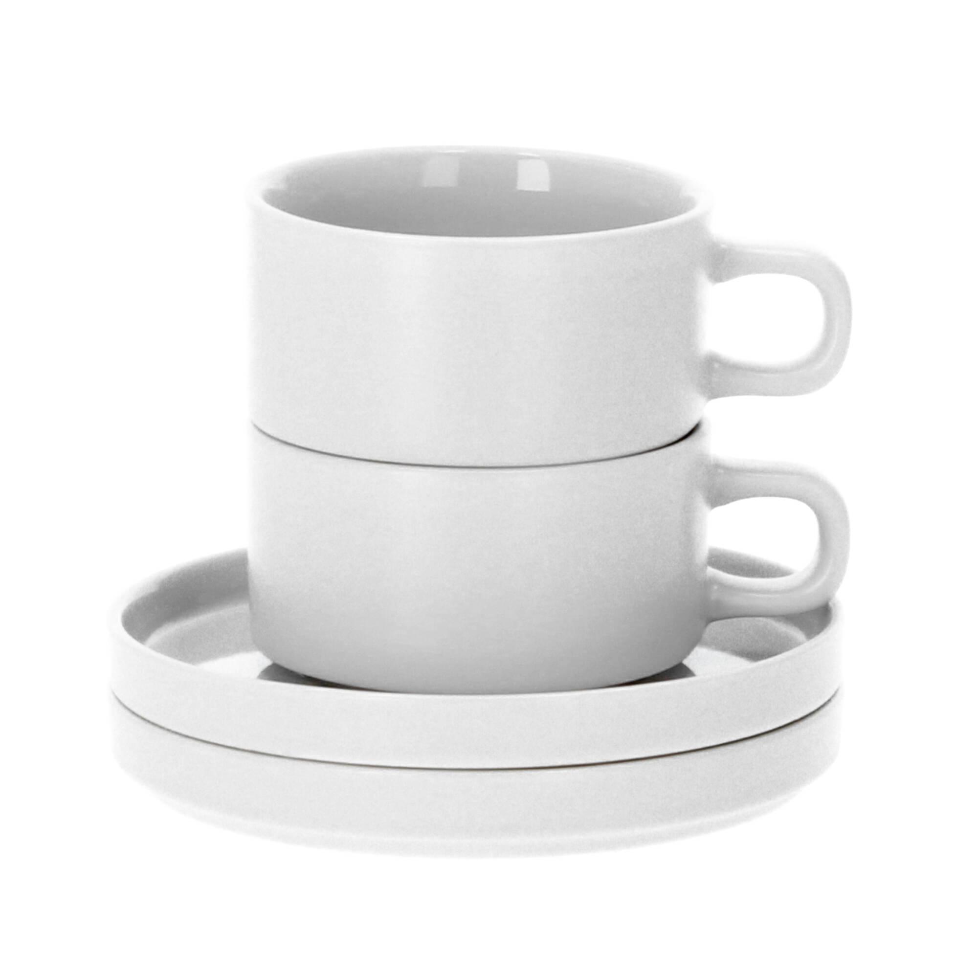 blomus Pilar 2 Teetassen mit Untertasse 200 ml Keramik moonbeam beige blomus Pilar 2 Teetassen mit Untertasse 200 ml Keramik moonbeam beige