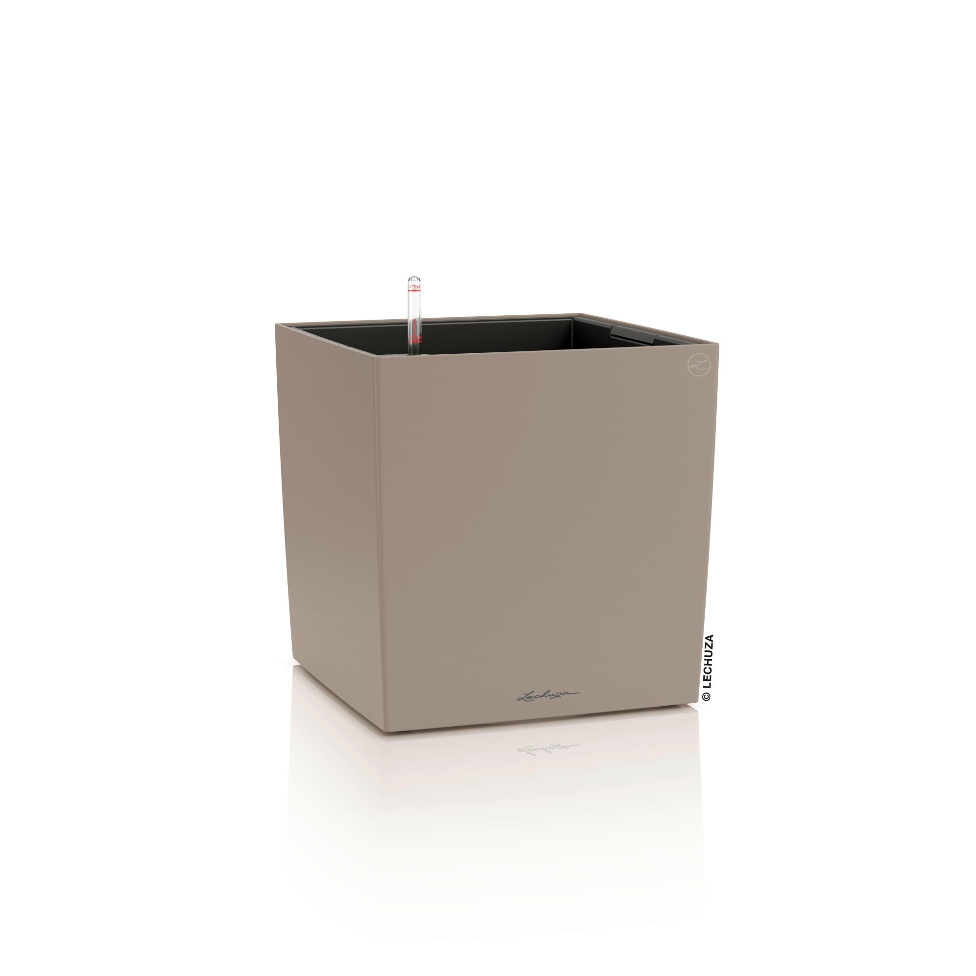 Lechuza Blumentopf groß Cube Color 30 Sandbraun 19443