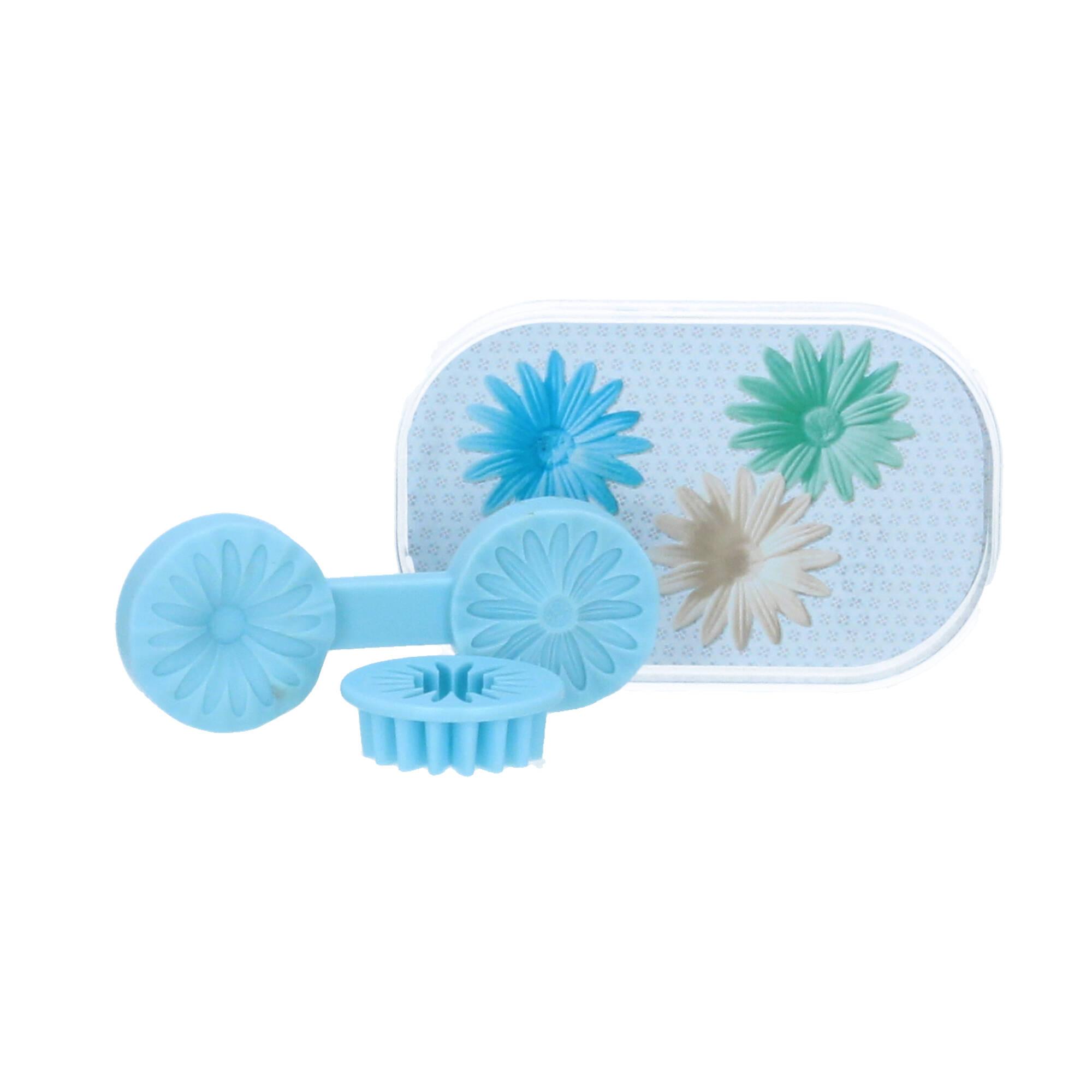 Lurch 3D Former & Ausstecher Silikon Chrysantheme skyblue