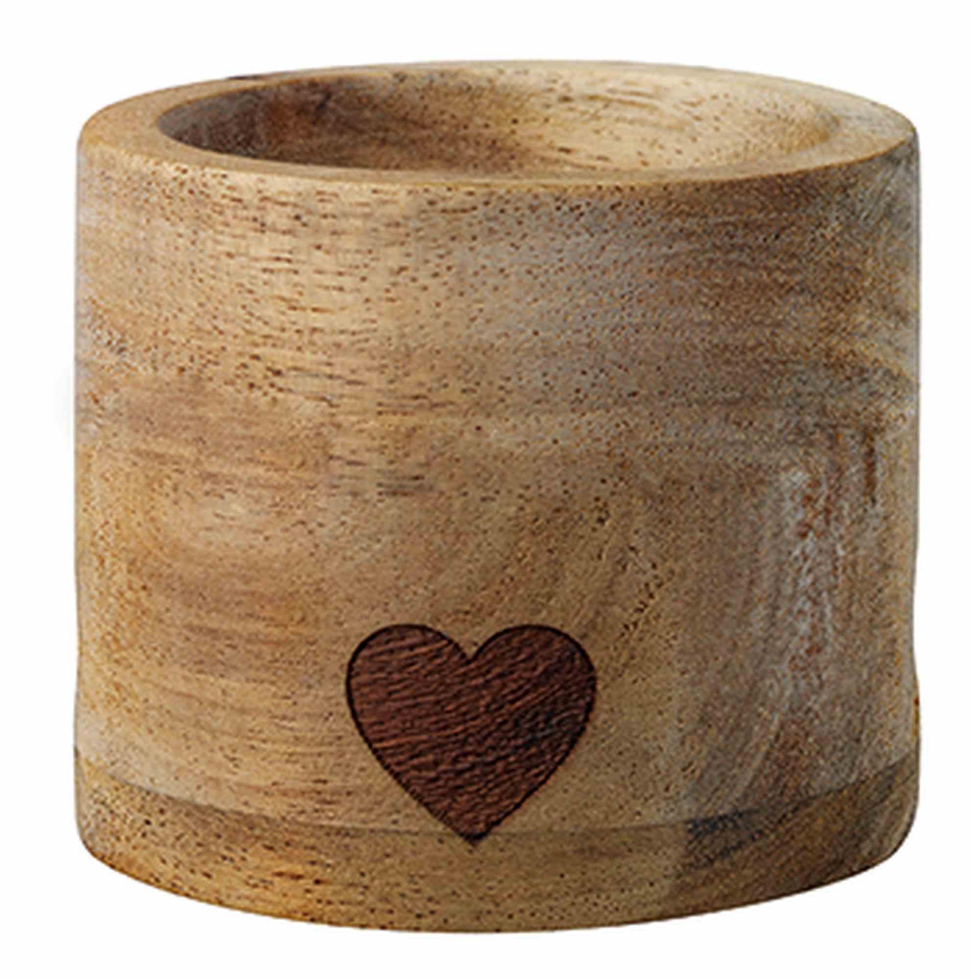 räder Dining Eierbecher-Set rund Herz Akazienholz 0012341