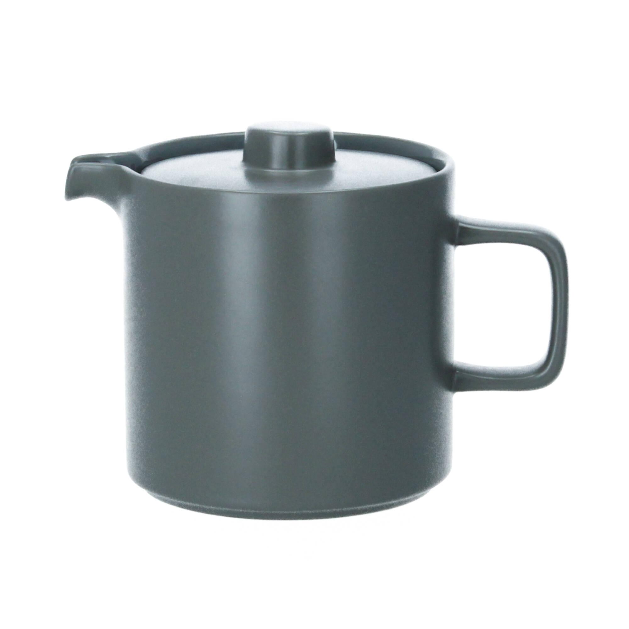 blomus Pilar Teekanne Kanne 1 L Keramik pewter zinngrau