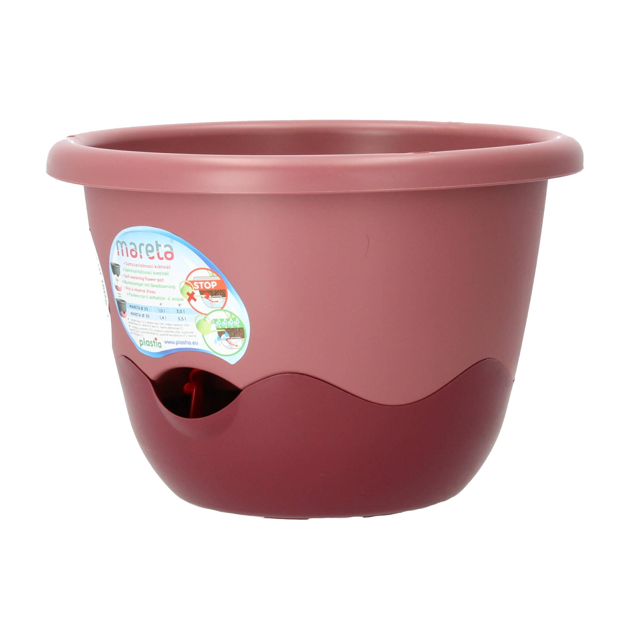 Plastia Blumenampel Mareta 30 rosa wasserspeicher Plastia Blumenampel Mareta 30 rosa wasserspeicher