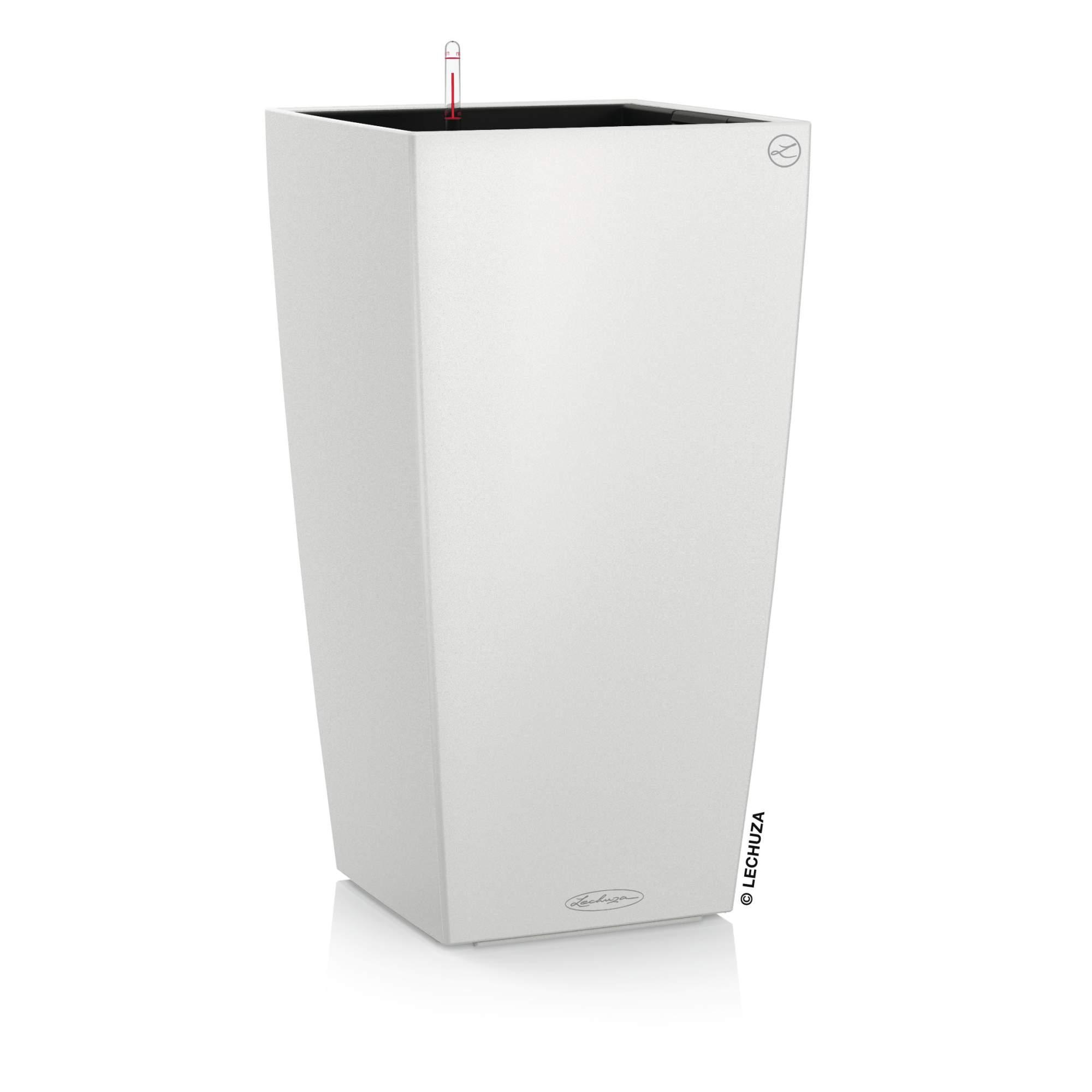 Lechuza Pflanzkübel hoch Cubico Color 40 weiß matt