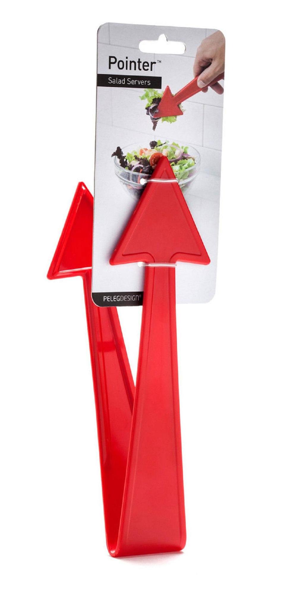 Peleg Salatbesteck, Pointer Rot, Servierbesteck, PE936