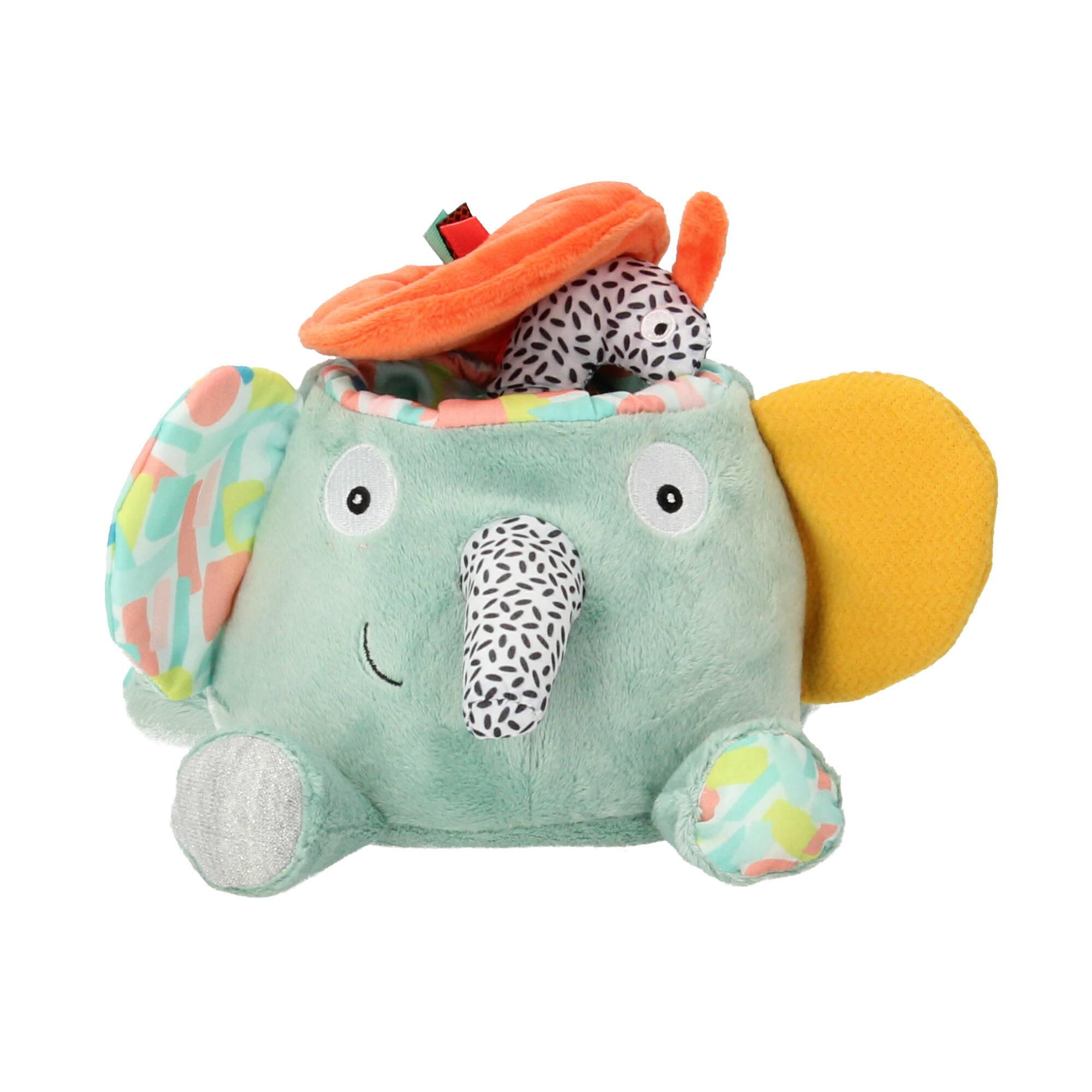 Ebulobo Activity Spielzeug Ziggy Elefant mit 3 Spielfiguren Giraffe Elefant Vogel Ebulobo Activity Spielzeug Ziggy Elefant mit 3 Spielfiguren Giraffe Elefant Vogel