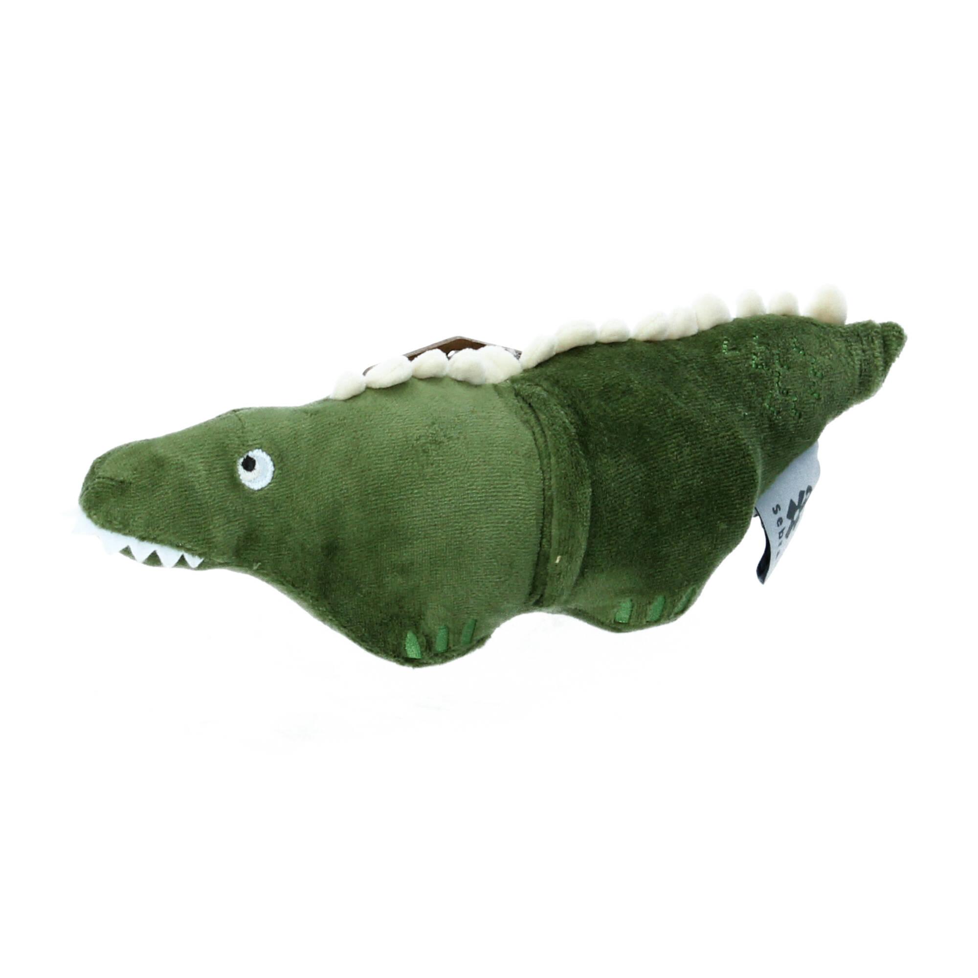 Sebra Baby Activity Spielzeug Ali der Alligator moss green