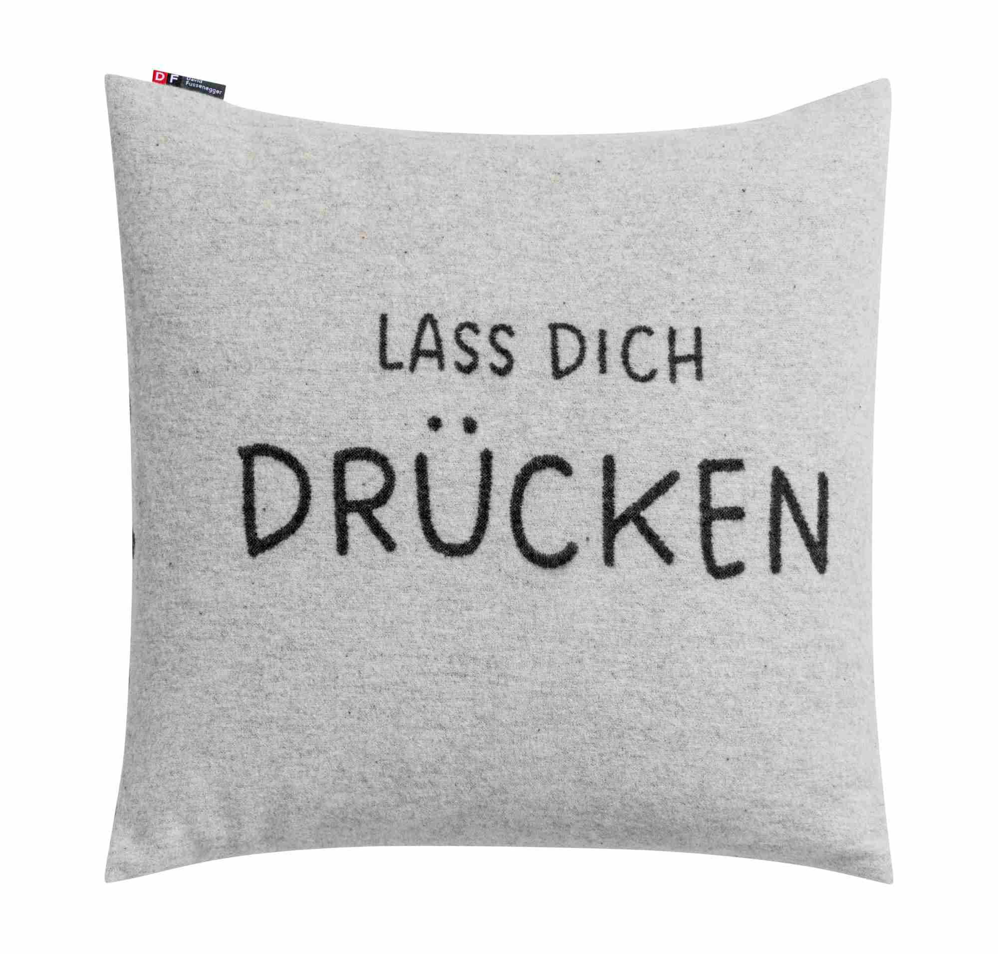 David Fussenegger Kissenhülle "Lass Dich Drücken" 50x50cm 82999755