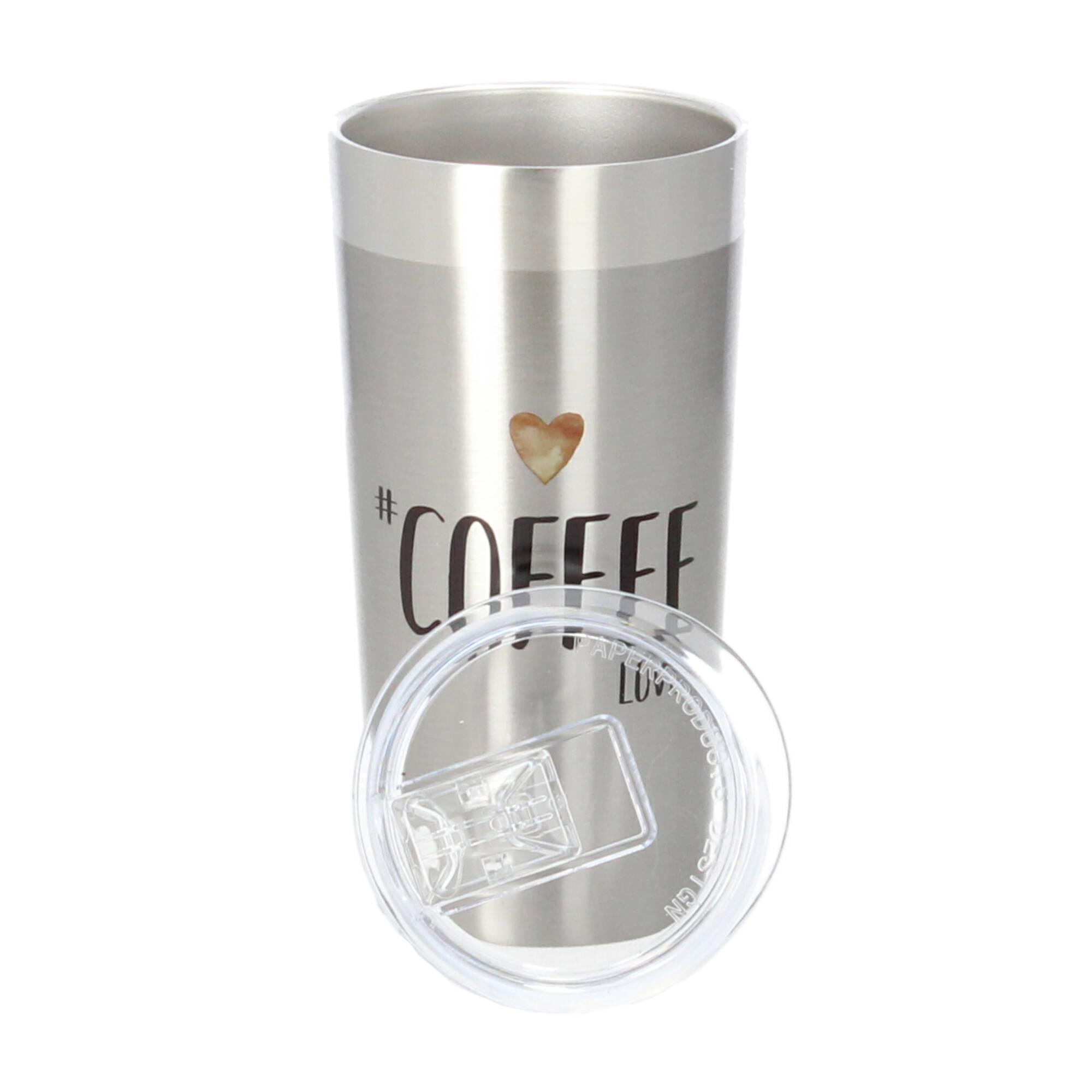PPD Trinkbecher Edelstahl Thermobecher Coffee Lover 430 ml PPD Trinkbecher Edelstahl Thermobecher Coffee Lover 430 ml