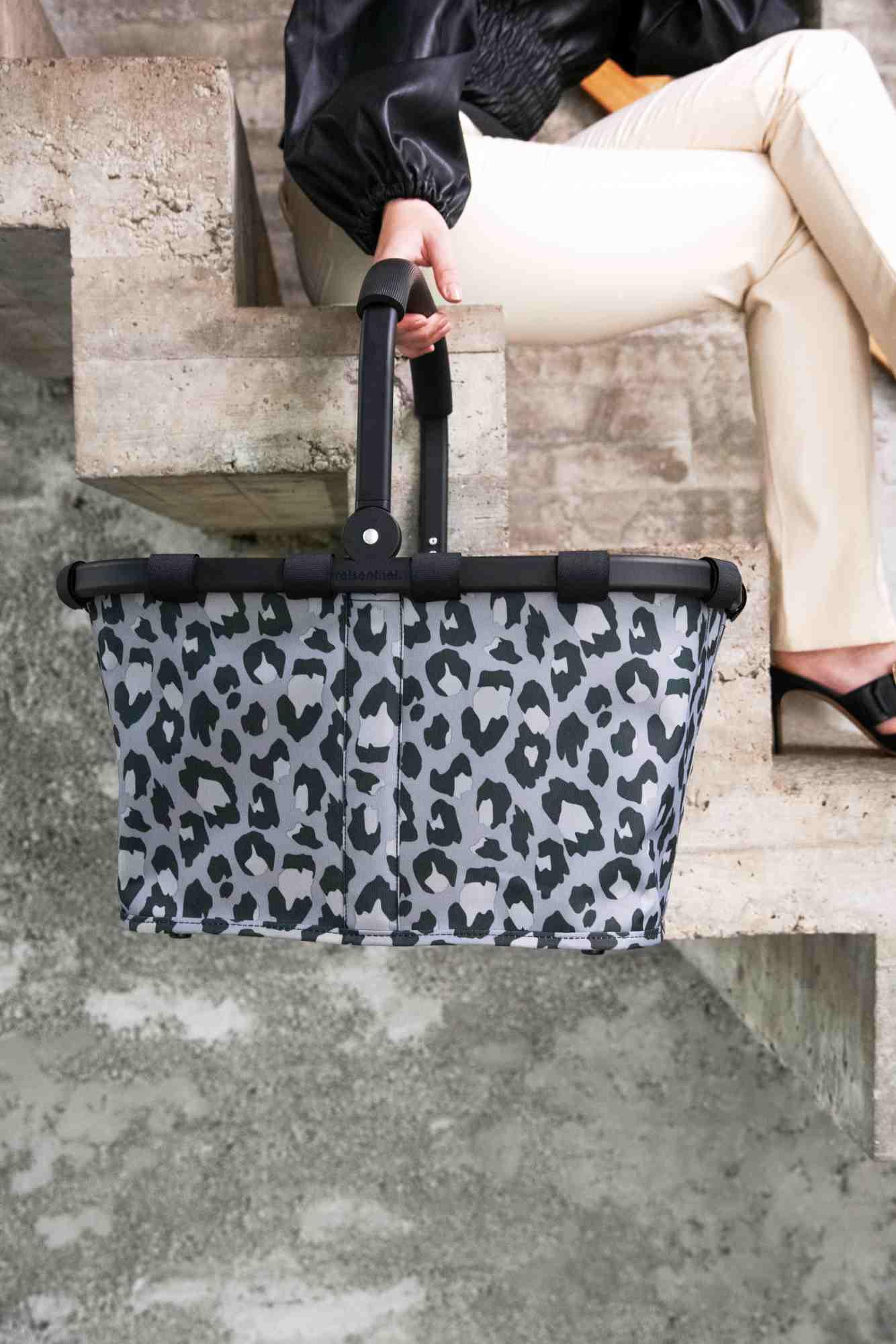 reisenthel Einkaufskorb carrybag Leo Nero grau BK7081
