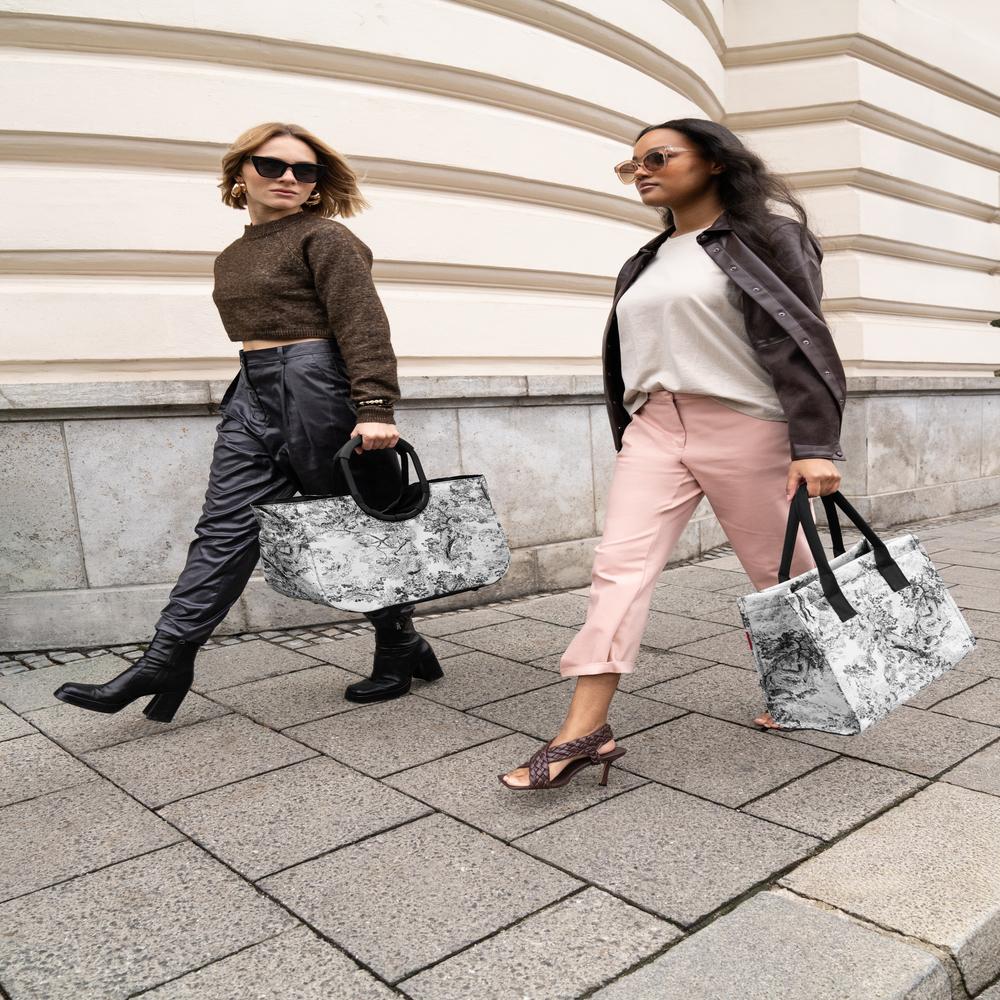 reisenthel Umhängetasche Daily Shopper Jacquard Grey DN1041