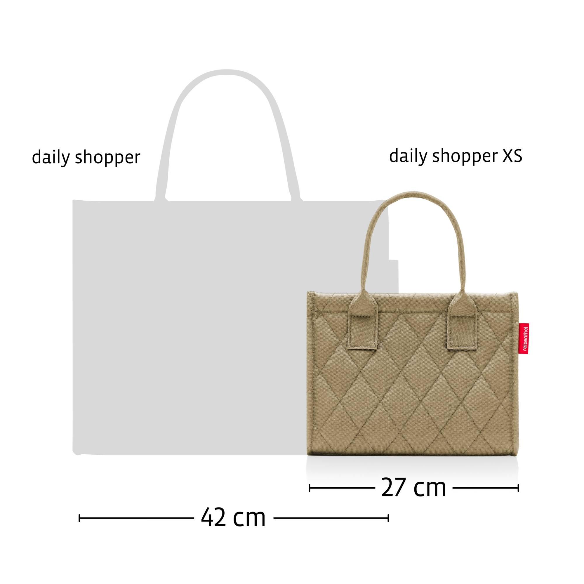 reisenthel Handtasche daily shopper XS Rhombus Olive GN5046