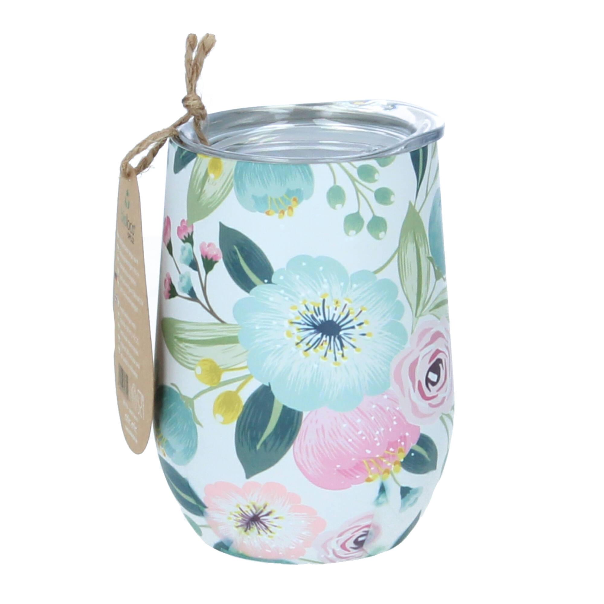 chic.mic Thermobecher Bioloco office pastel flowers 420 ml Edelstahl BEO100 chic.mic Thermobecher Bioloco office pastel flowers 420 ml Edelstahl BEO100