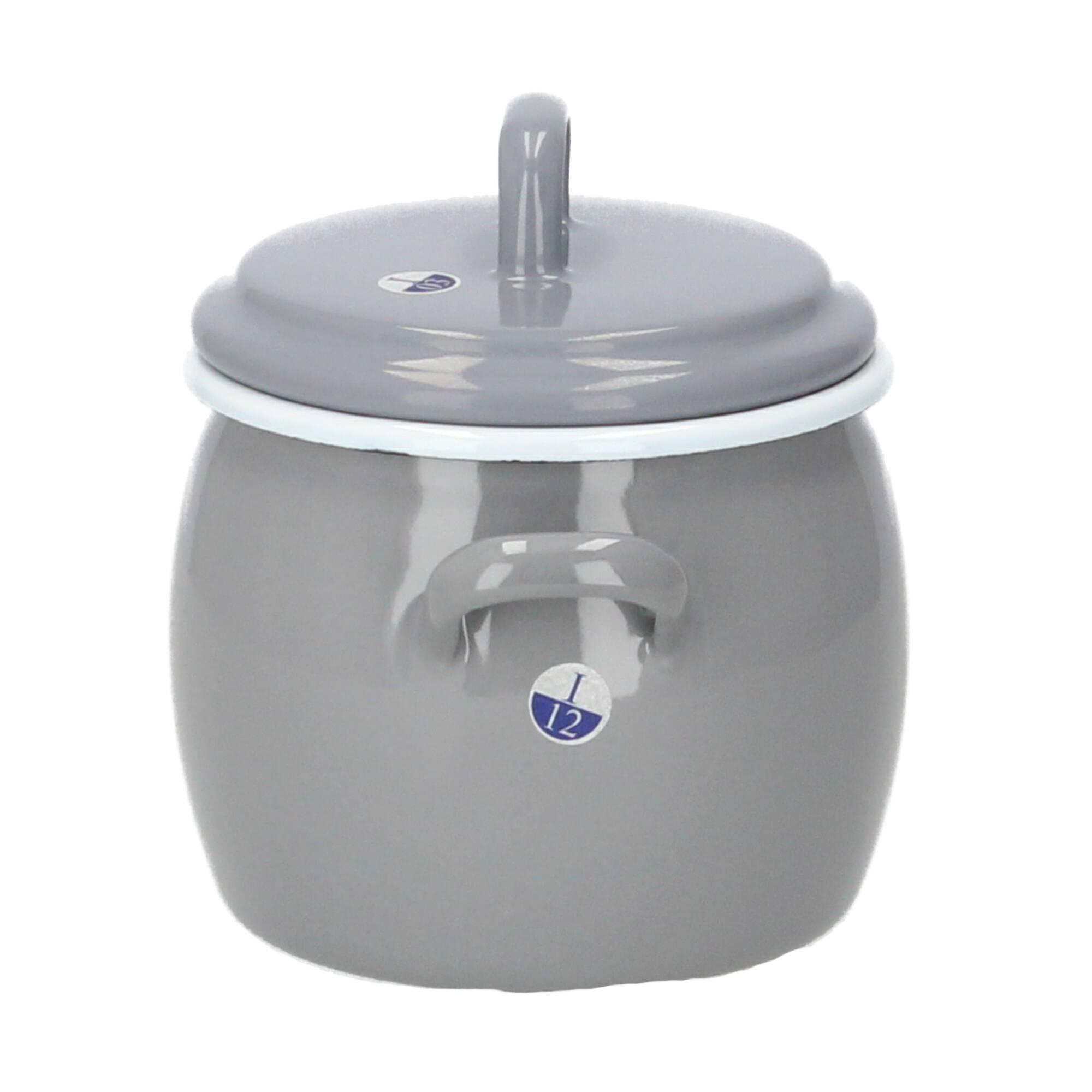Kockums Bauchiger Topf mit Deckel 0,7 Liter grau Kockums Bauchiger Topf mit Deckel 0,7 Liter grau