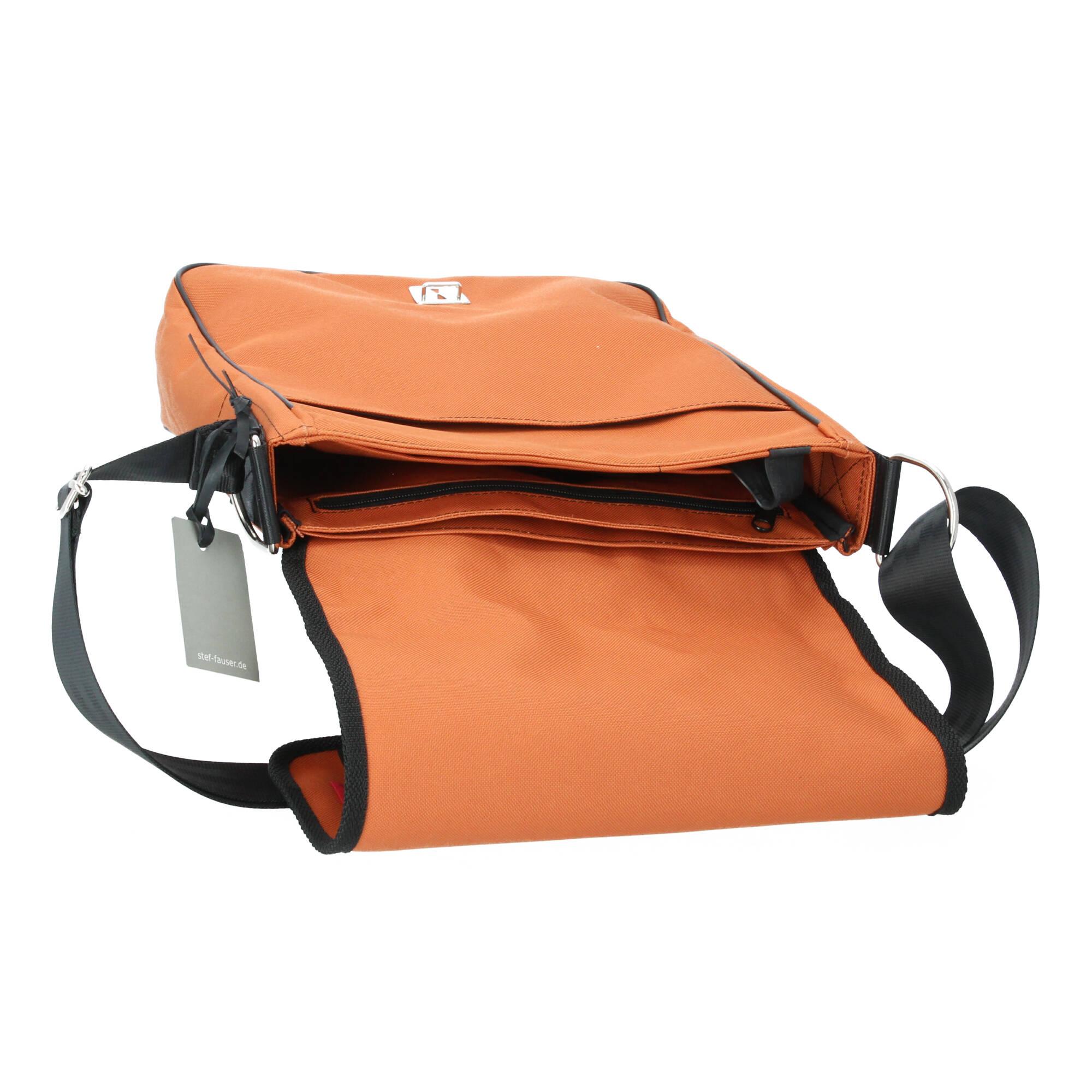 Stef Fauser Umhängetasche Velotti 33x30x8 cm orange Stef Fauser Umhängetasche Velotti 33x30x8 cm orange