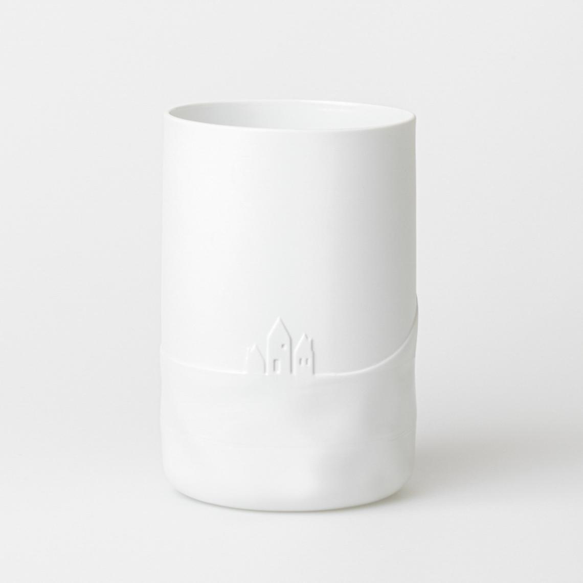 räder Vase Schneetag Hundeschlitten Porzellan weiß 0092546 räder Vase Schneetag Hundeschlitten Porzellan weiß 0092546