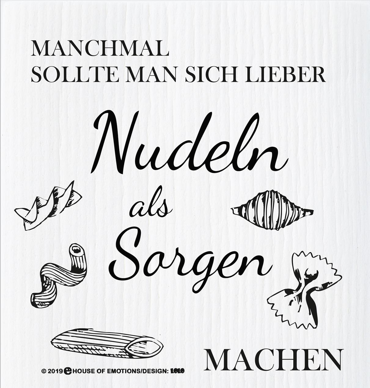 House of Emotions Spüllappen Nudeln 020197 House of Emotions Spüllappen Nudeln 020197